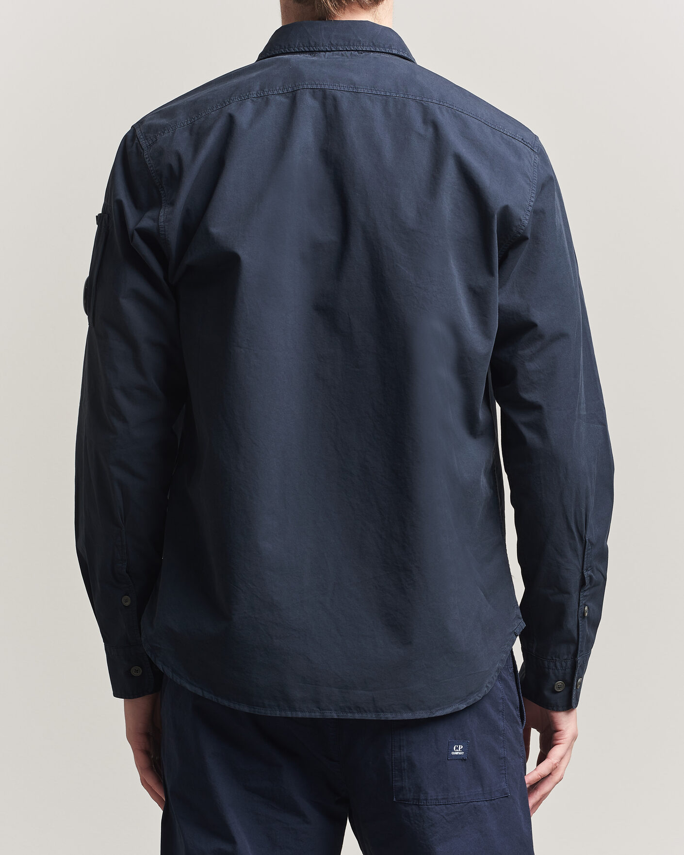Homme | Chemises | C.P. Company | Organic Gabardine Pocket Shirt Navy