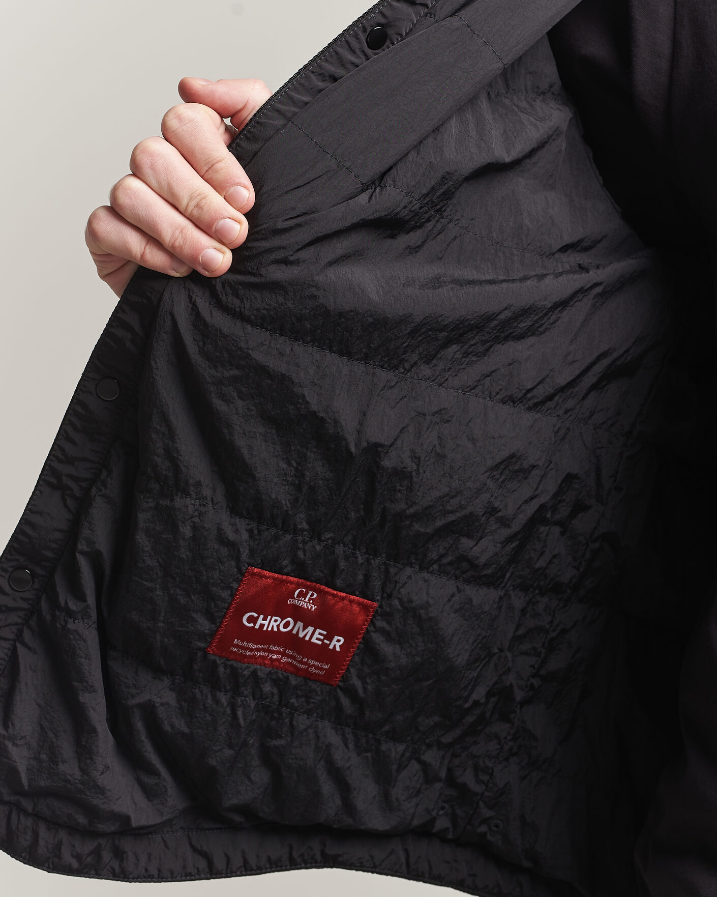 Homme | Manteaux Et Vestes | C.P. Company | Chrome R Padded Shirt Jacket Black