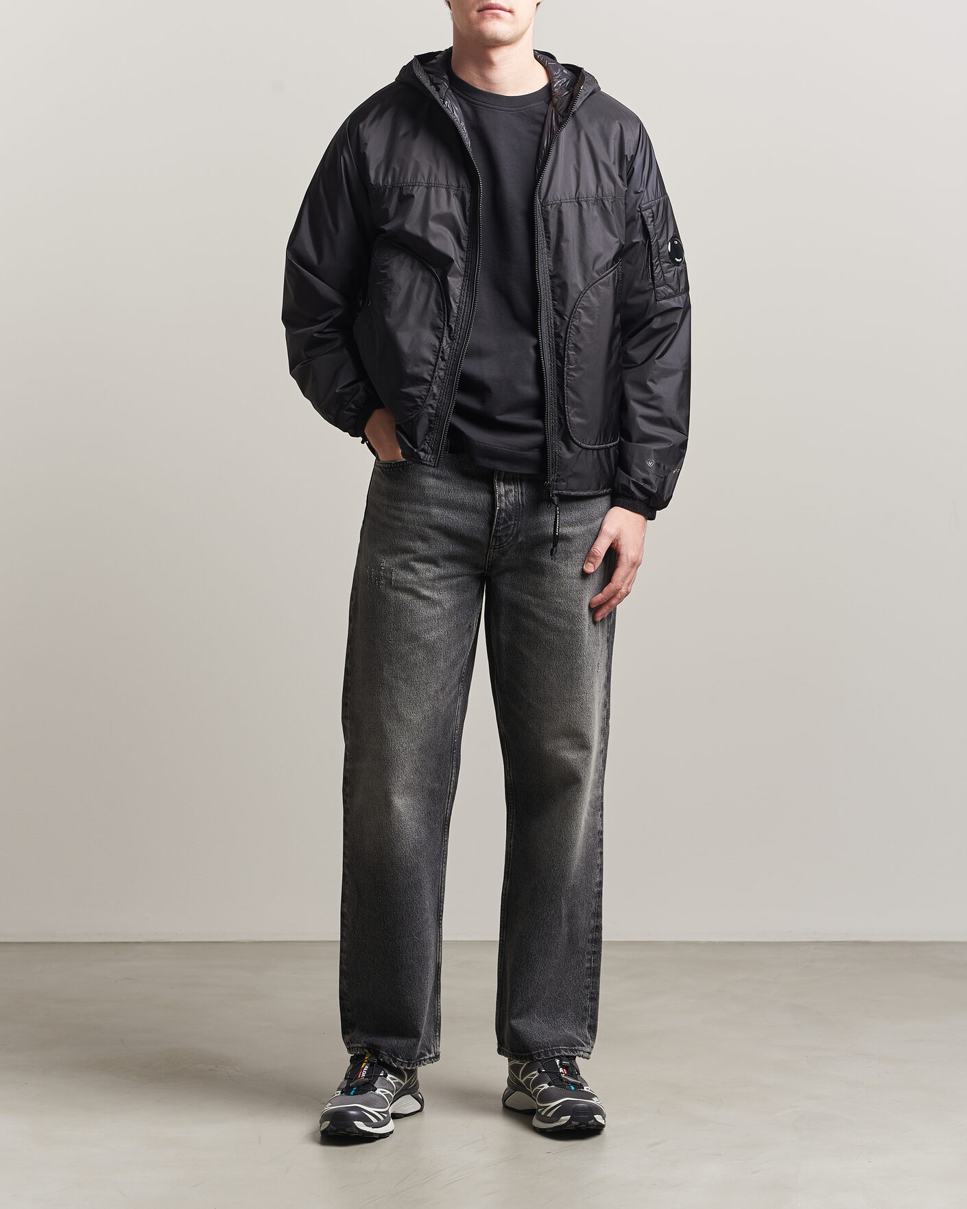 Homme | Manteaux Et Vestes | C.P. Company | Nada Shield Primaloft Padded Hood Jacket Black