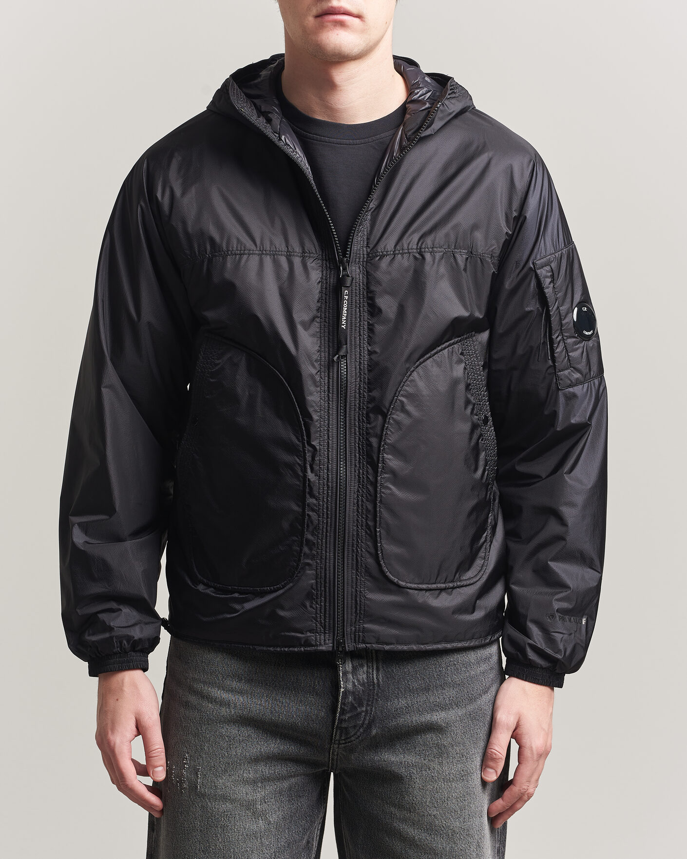 Homme | Manteaux Et Vestes | C.P. Company | Nada Shield Primaloft Padded Hood Jacket Black
