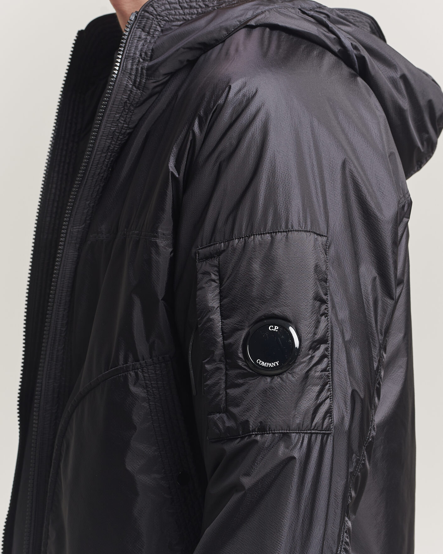 Homme | Manteaux Et Vestes | C.P. Company | Nada Shield Primaloft Padded Hood Jacket Black