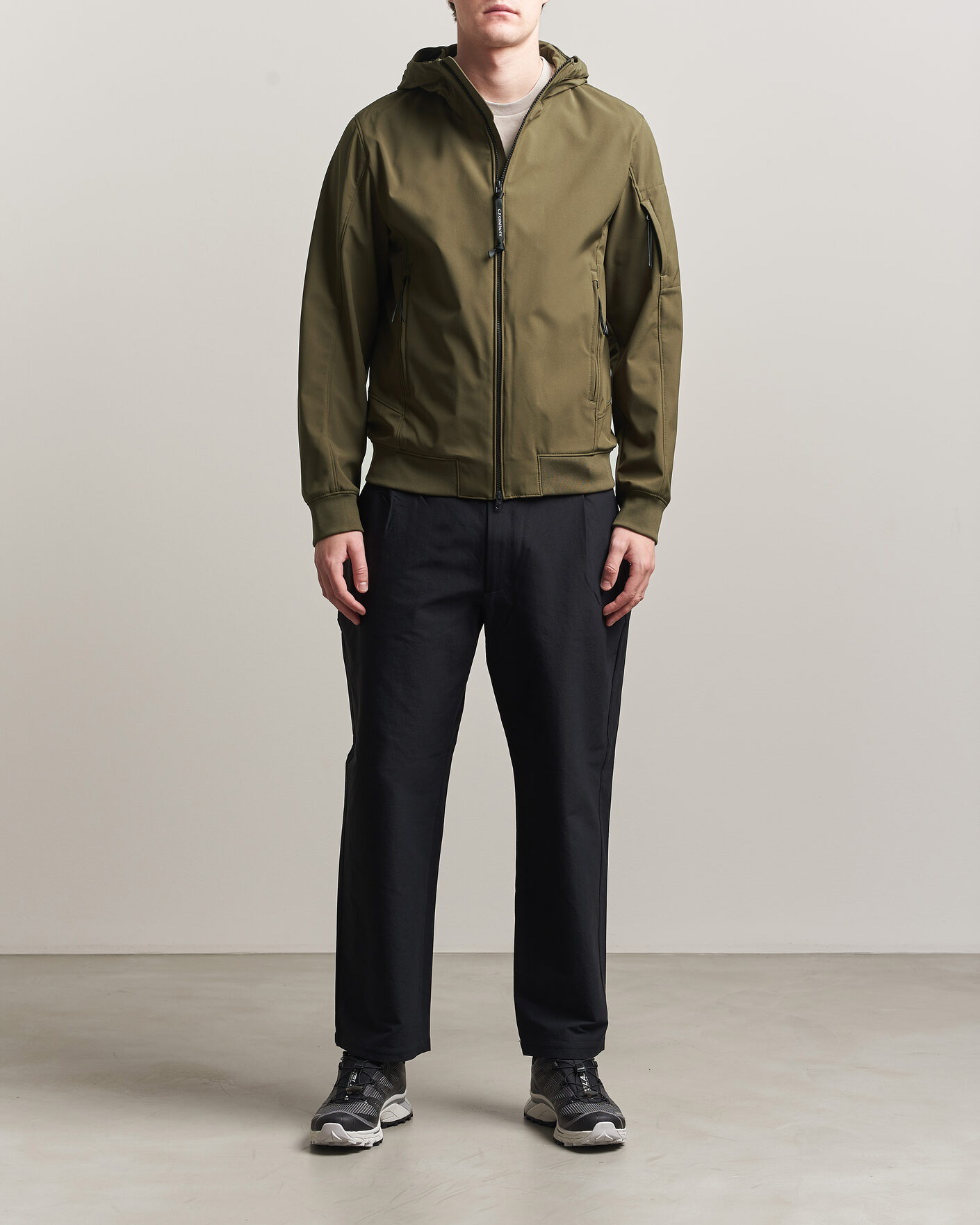 Homme | Manteaux Et Vestes | C.P. Company | Shell R Hooded Jacket Dark Green