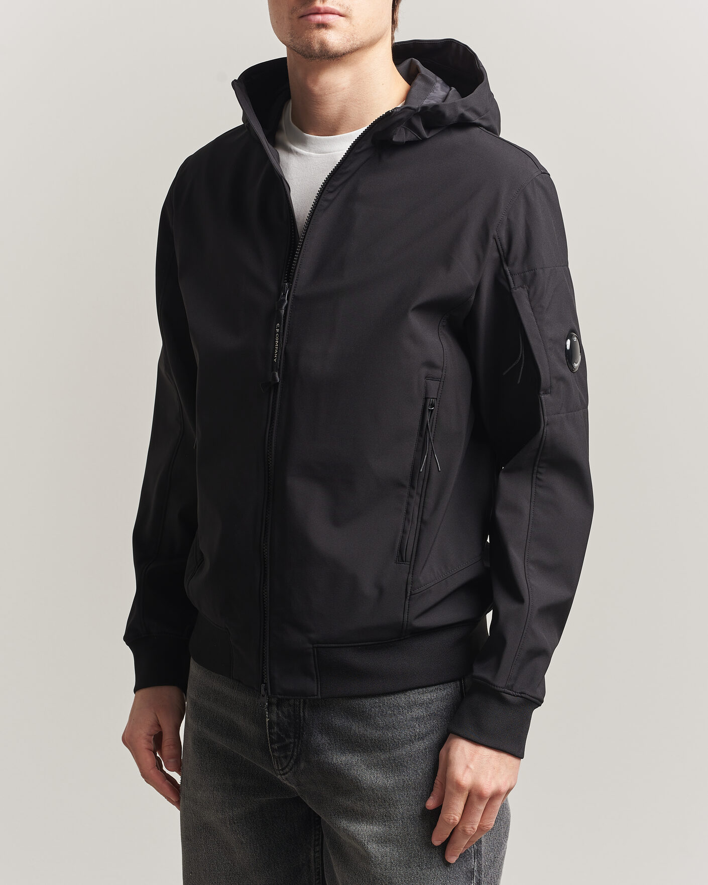 Homme | Manteaux Et Vestes | C.P. Company | Shell R Hooded Jacket Black