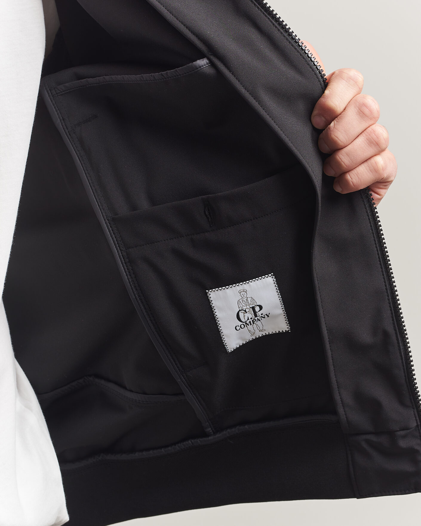 Homme | Manteaux Et Vestes | C.P. Company | Shell R Hooded Jacket Black