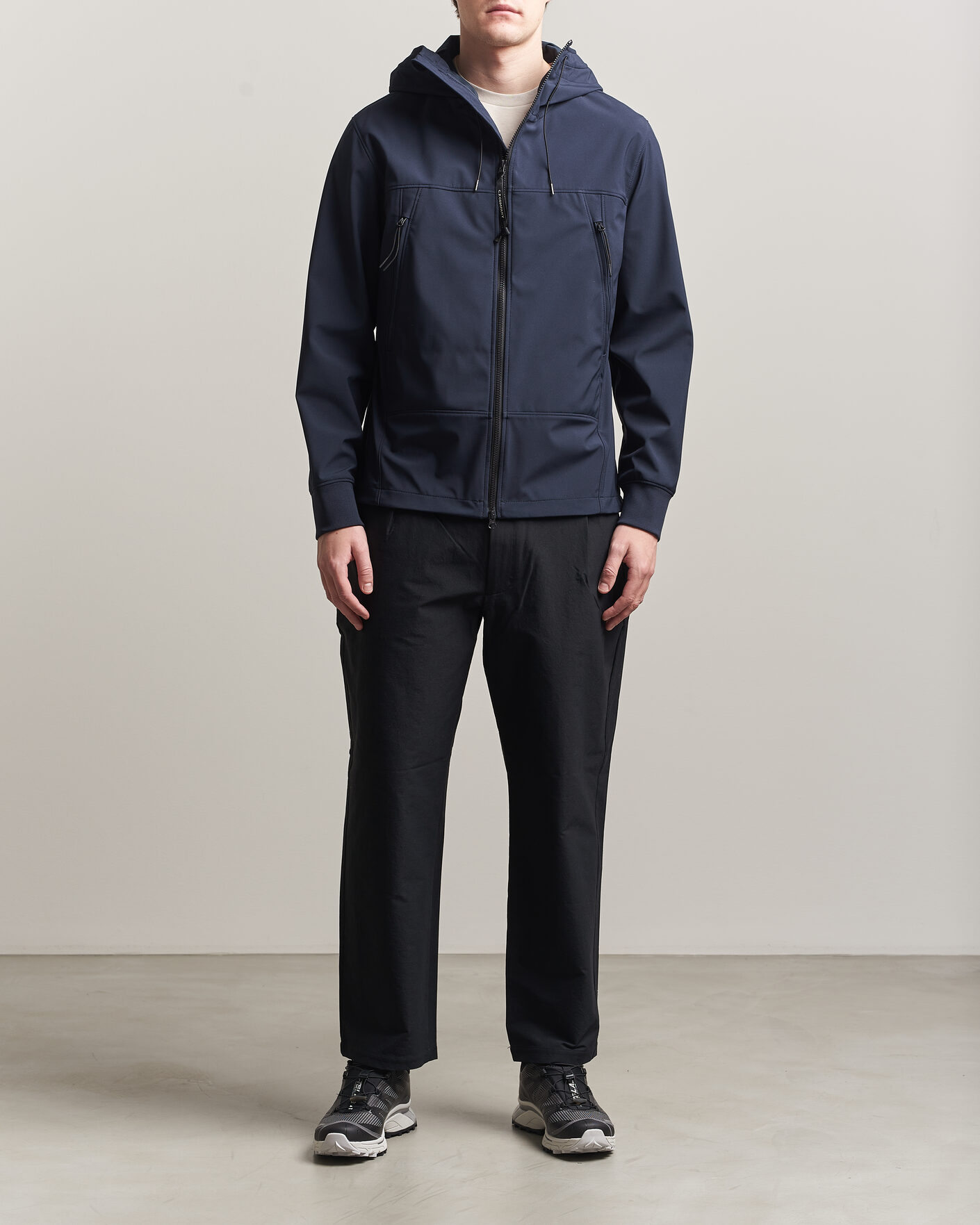 Homme | Manteaux Et Vestes | C.P. Company | Shell-R Goggle Hood Jacket Navy