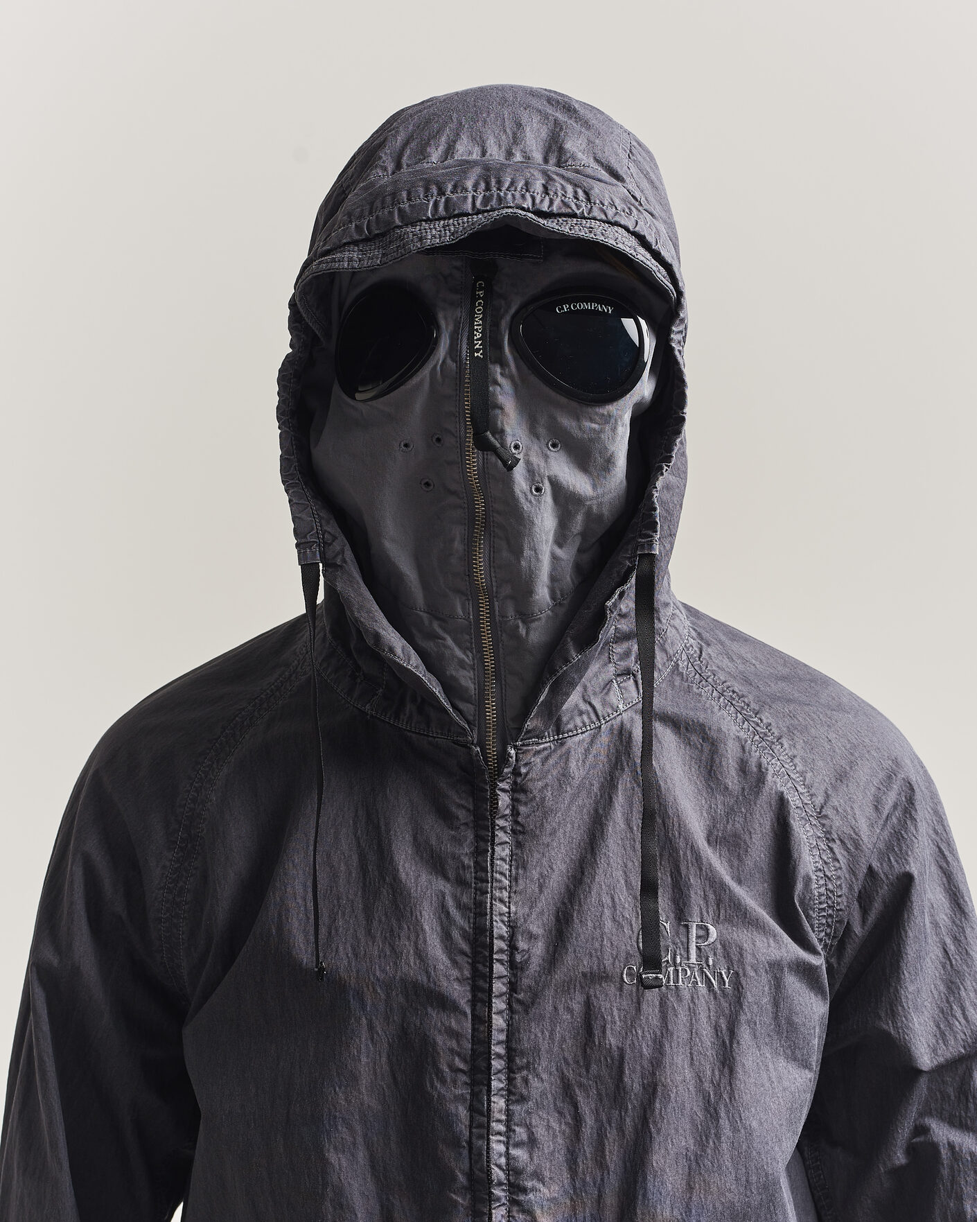 Homme | Manteaux Et Vestes | C.P. Company | 50 Fili Wax Hood Jacket Black
