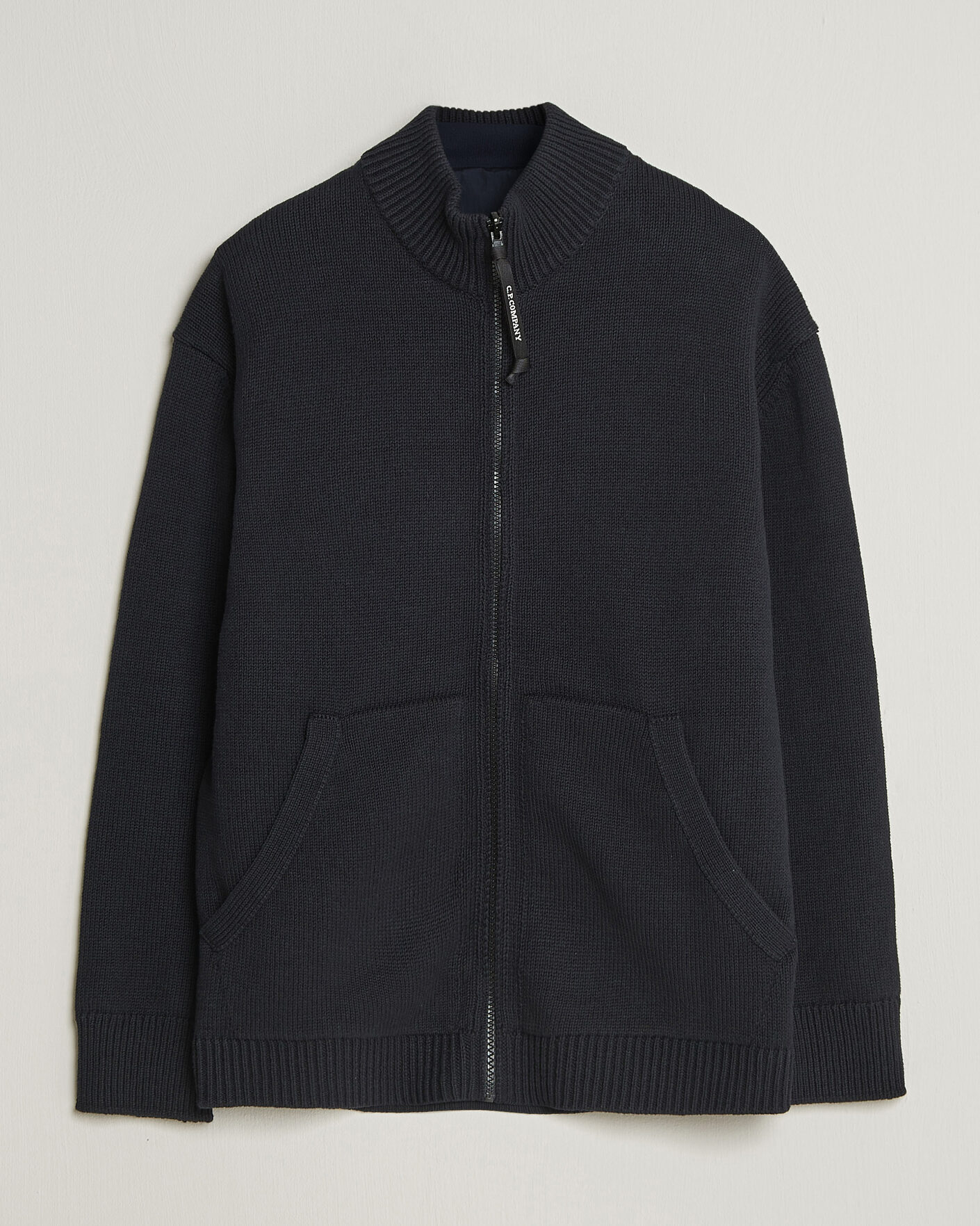 Homme | Pulls Et Tricots | C.P. Company | Cotton Mix 2 in 1 Knitted Sweater Navy