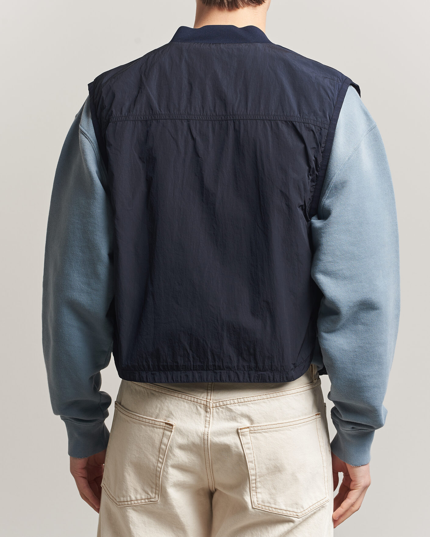 Homme | Pulls Et Tricots | C.P. Company | Cotton Mix 2 in 1 Knitted Sweater Navy