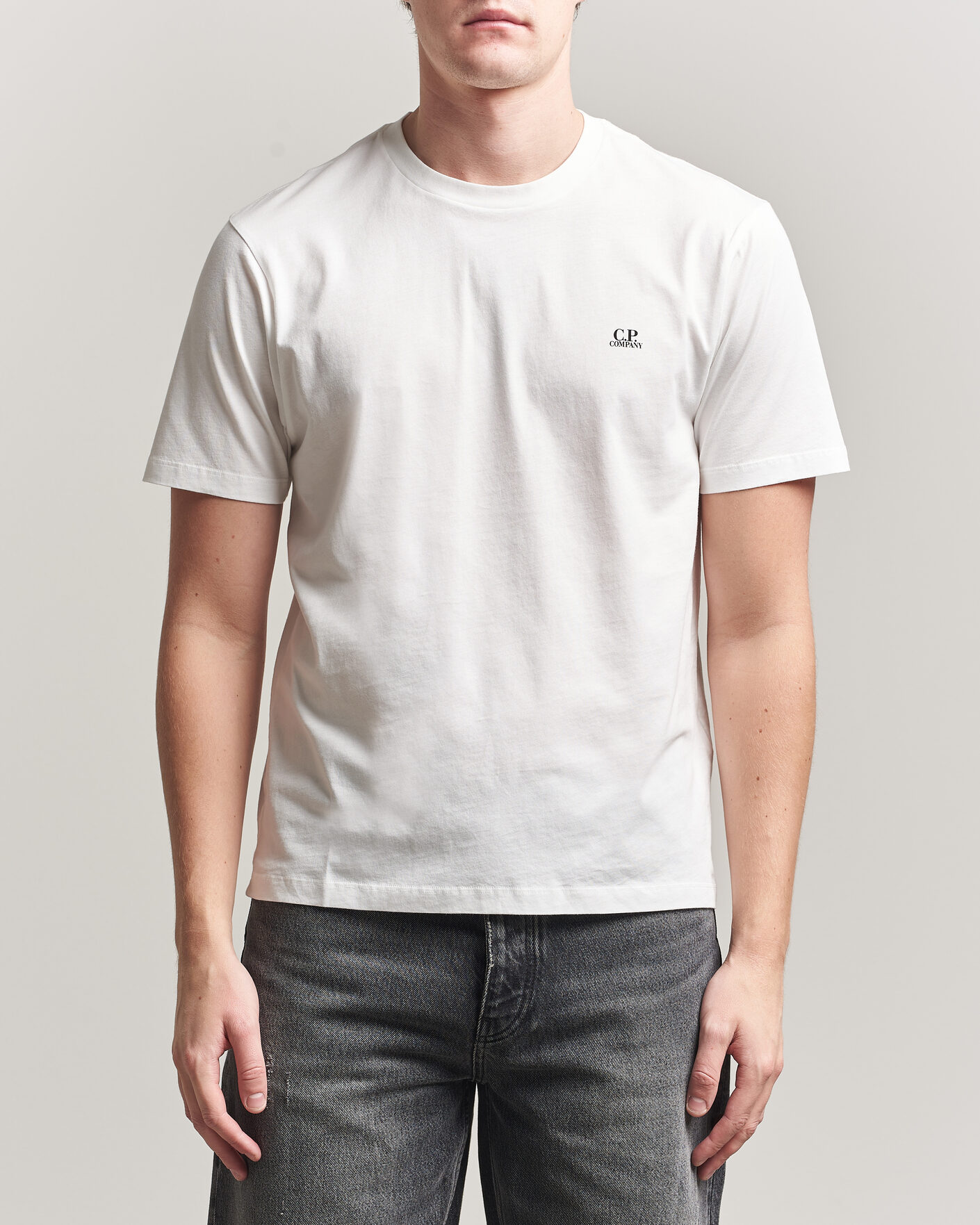 Homme | T-shirts | C.P. Company | Short Sleeve Back Print T-Shirt White