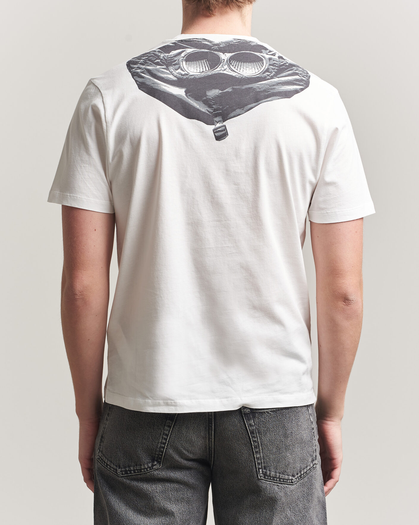Homme | T-shirts | C.P. Company | Short Sleeve Back Print T-Shirt White