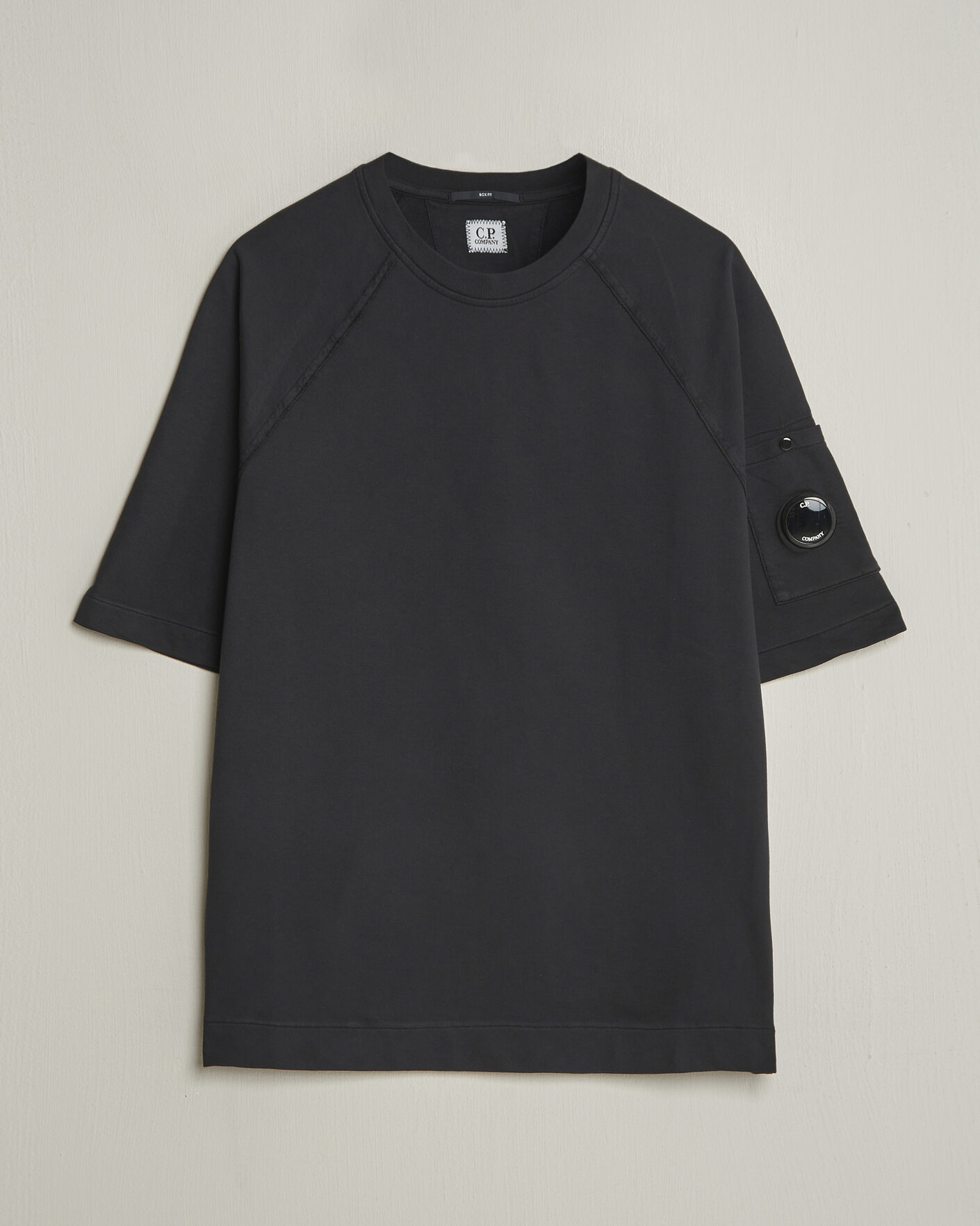 Homme | T-shirts | C.P. Company | Heavy Weight Lens T-Shirt Black