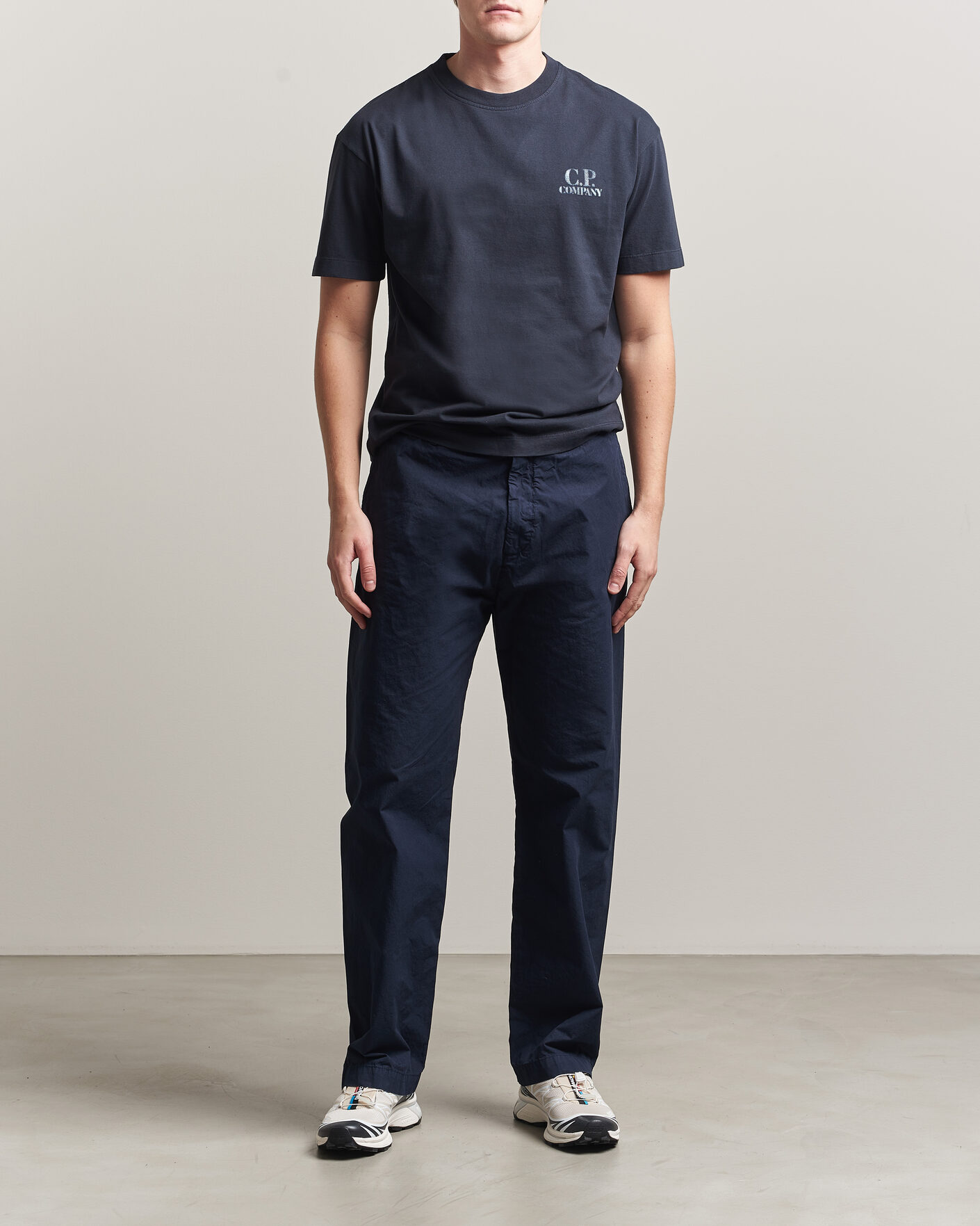 Homme | T-shirts | C.P. Company | Short Sleeve Back Print T-Shirt Navy