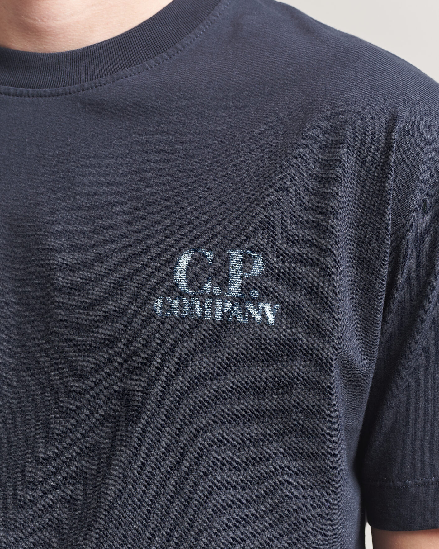 Homme | T-shirts | C.P. Company | Short Sleeve Back Print T-Shirt Navy