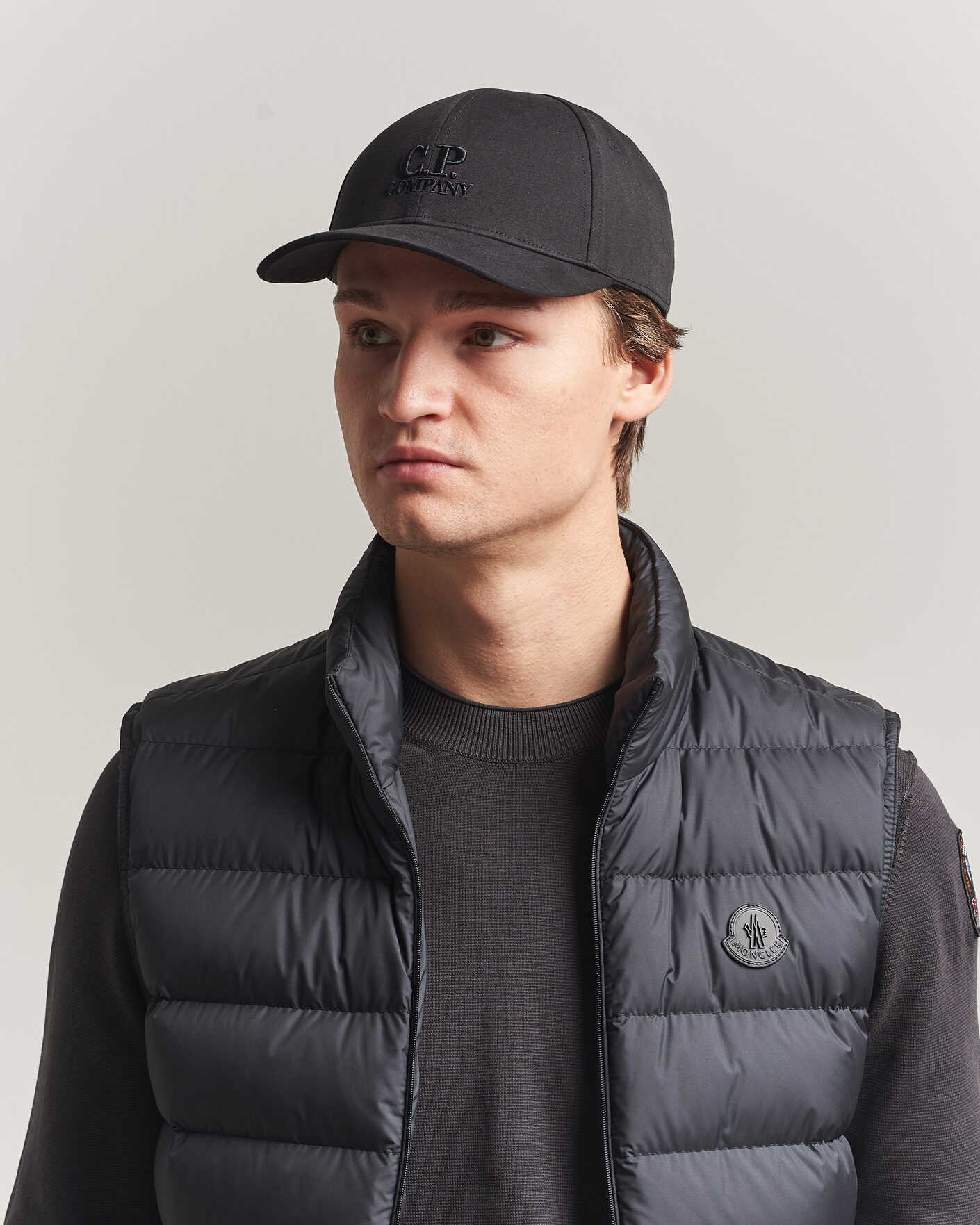 Homme | Bobs Et Casquettes | C.P. Company | Cotton Gabardine Cap Black