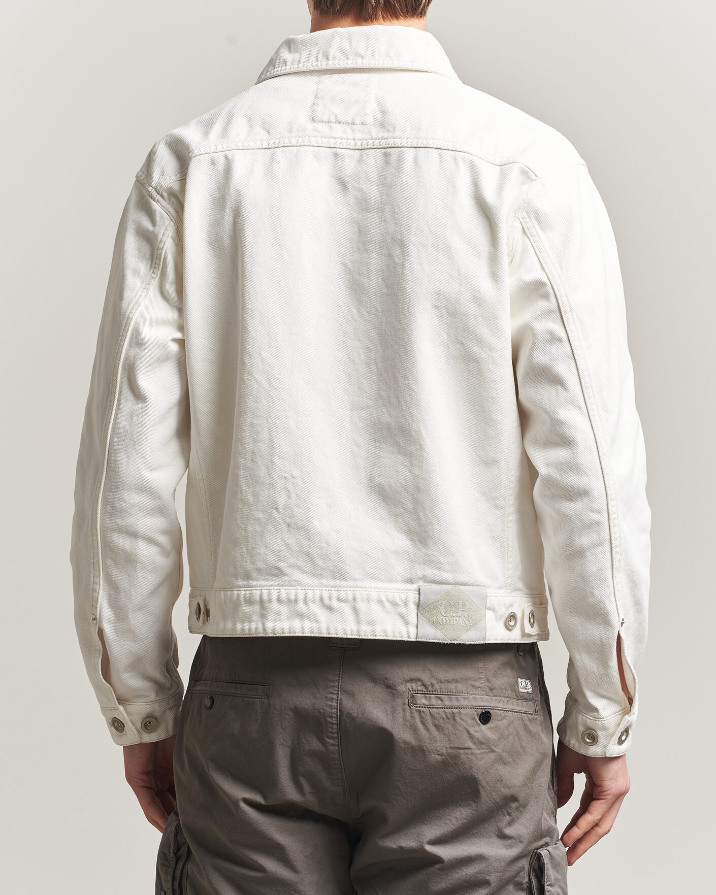 Homme | Manteaux Et Vestes | C.P. Company | Bull Denim 10oz Jeans Jacket White