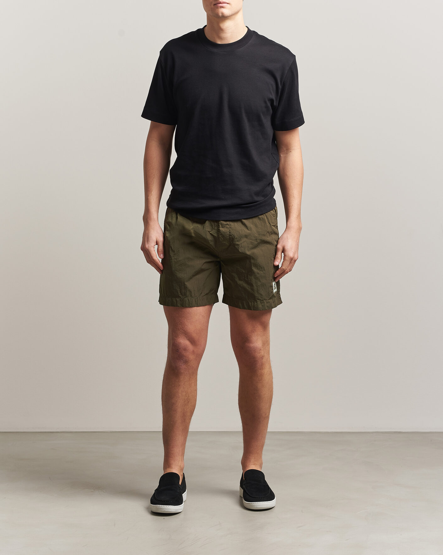 Homme | Maillots De Bain | C.P. Company | Eco Chrome Logo Swimshorts Olive
