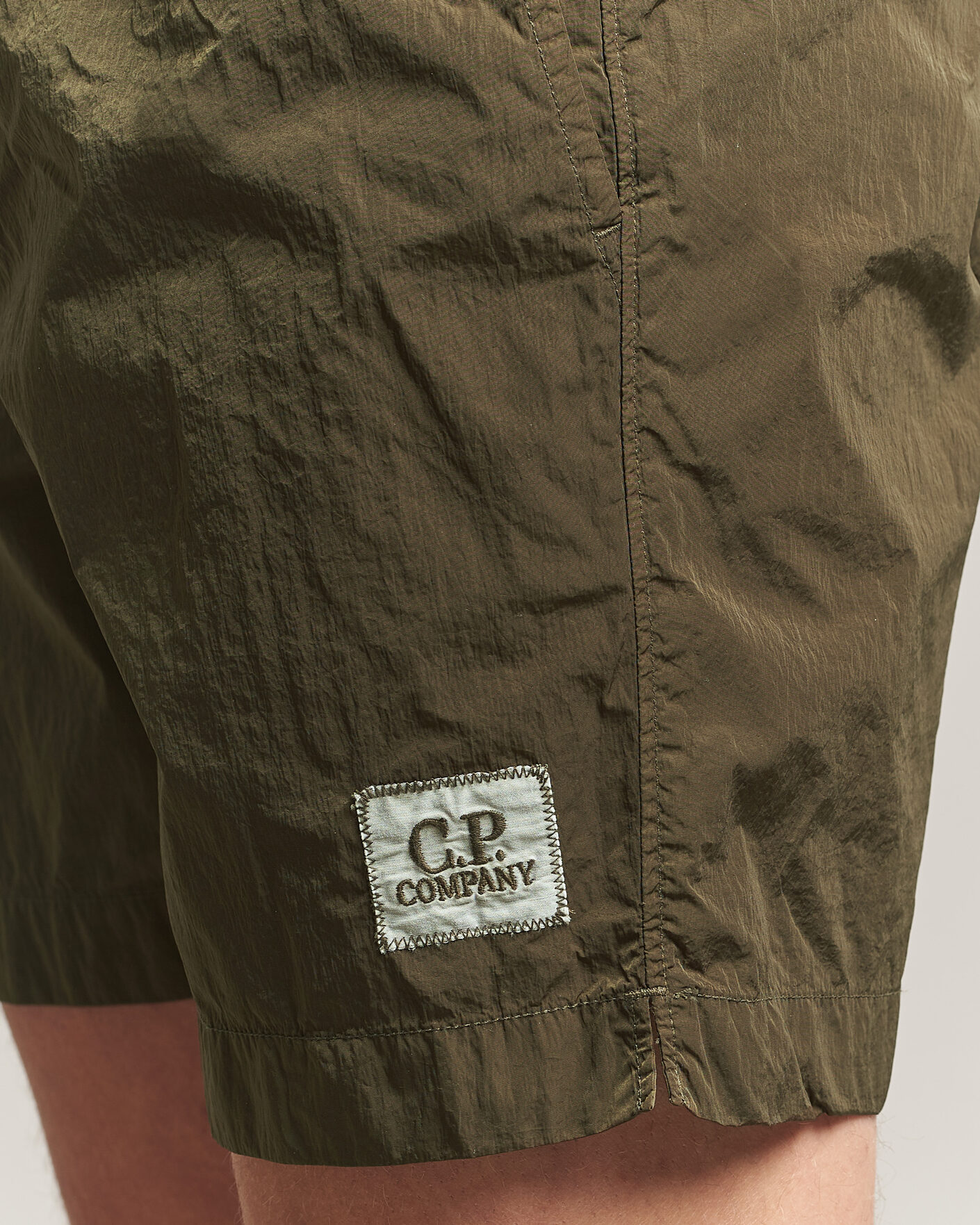Homme | Maillots De Bain | C.P. Company | Eco Chrome Logo Swimshorts Olive