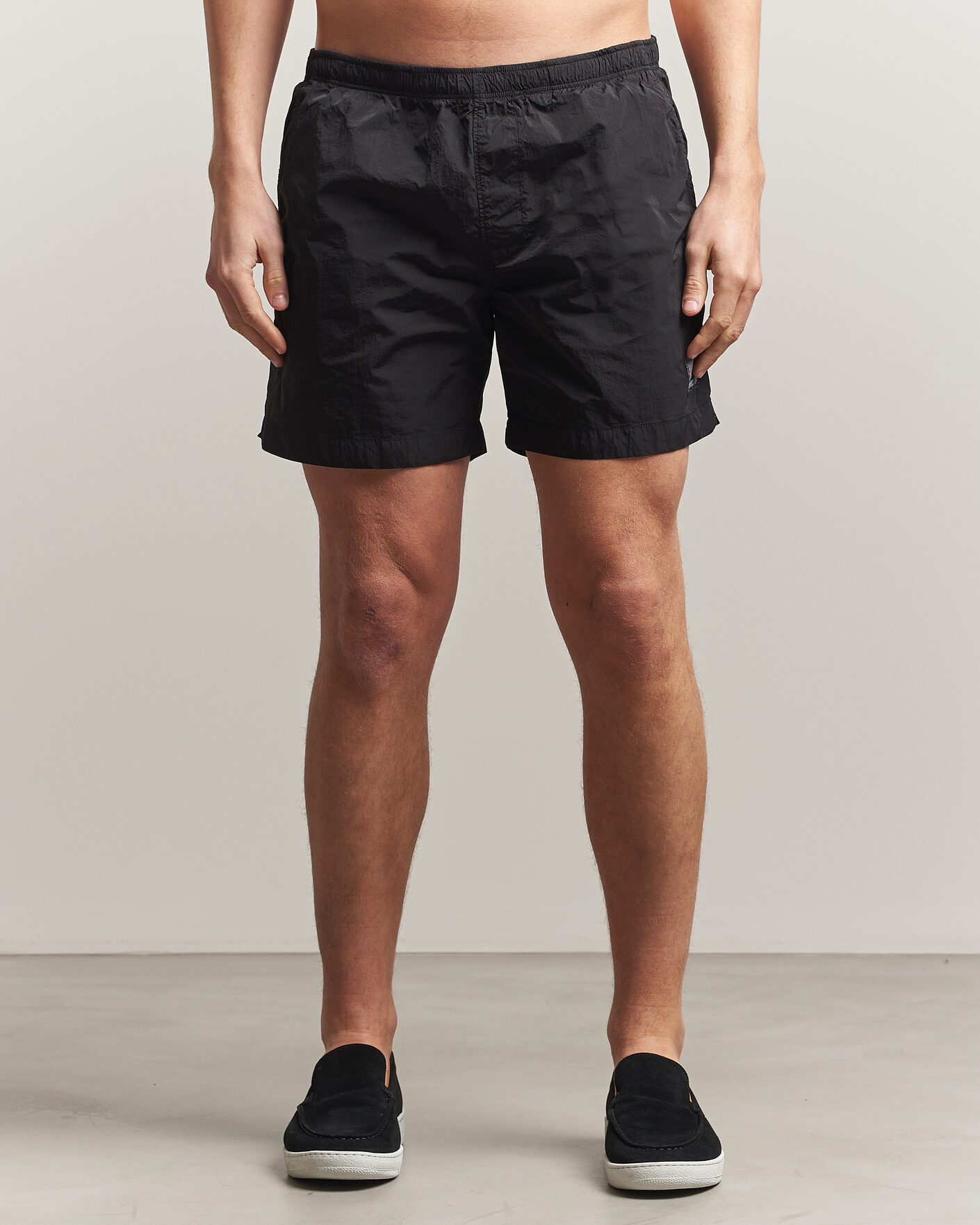 Homme | Maillots De Bain | C.P. Company | Eco Chrome Logo Swimshorts Black