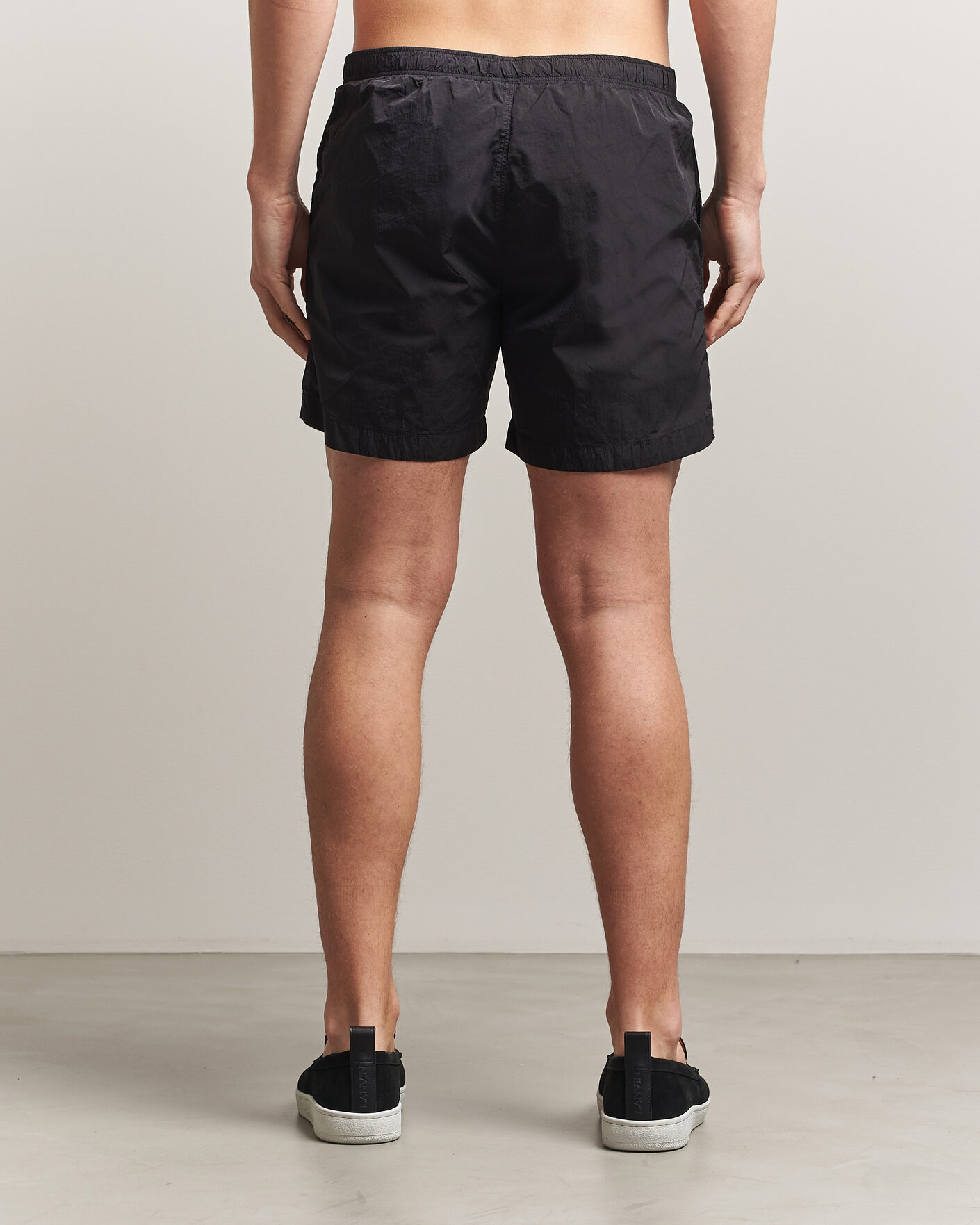 Homme | Maillots De Bain | C.P. Company | Eco Chrome Logo Swimshorts Black