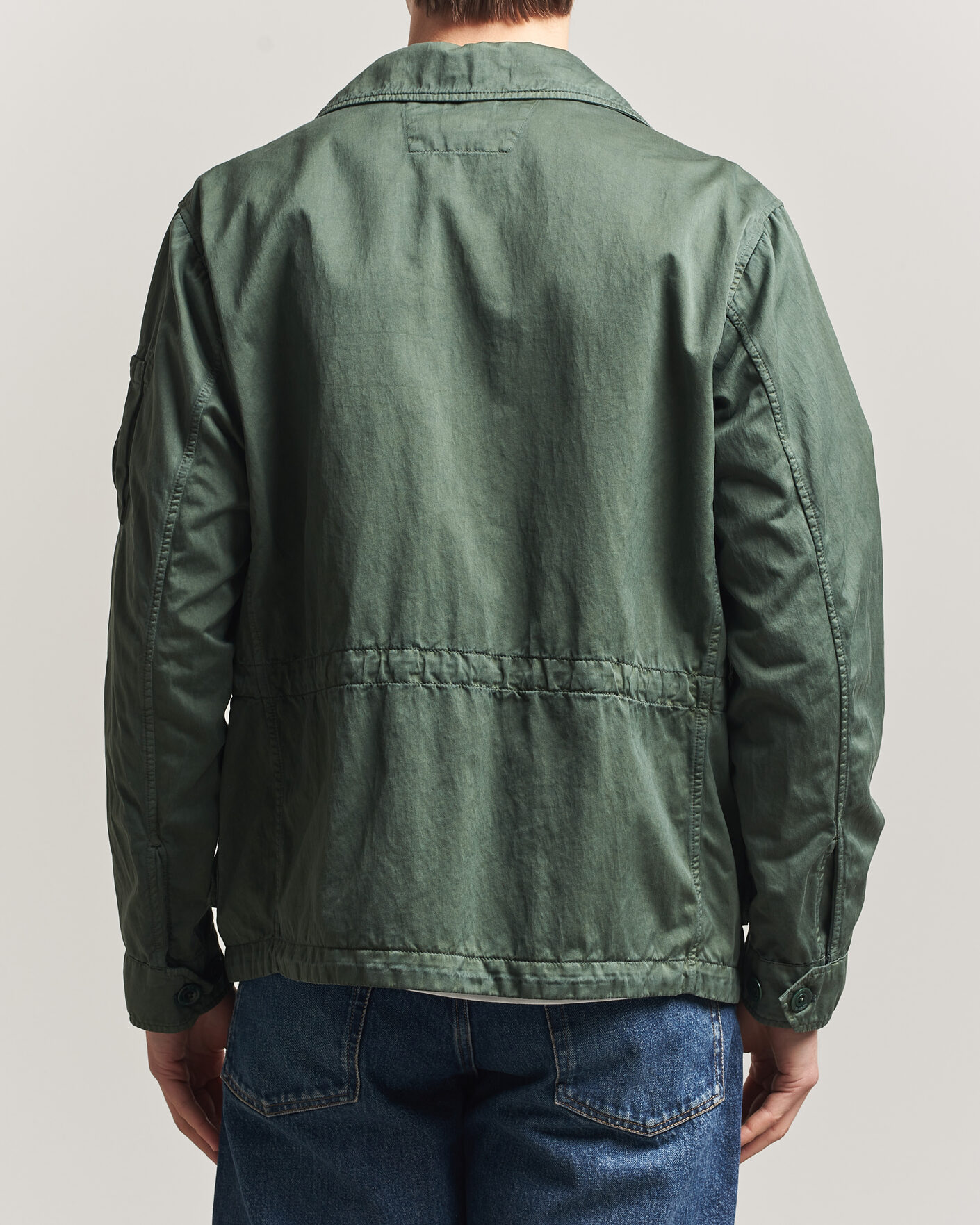 Homme | Manteaux Et Vestes | C.P. Company | Raso Cinque Cotton Nylon Jungle Jacket Dark Green