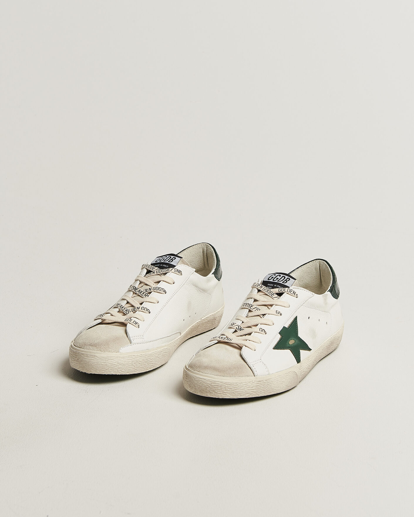 Homme | Baskets | Golden Goose | Super-Star Sneakers White/Green