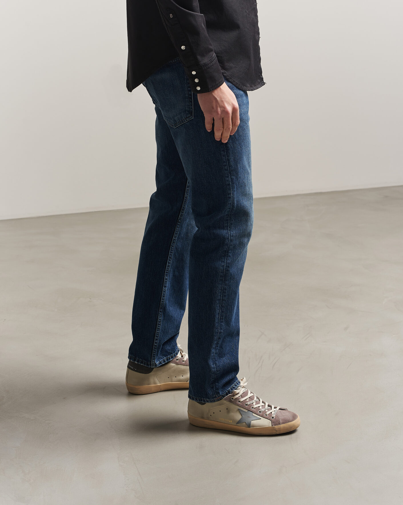 Homme | Golden Goose Super-Star Sneakers Liliac Grey | Golden Goose | Super-Star Sneakers Liliac Grey