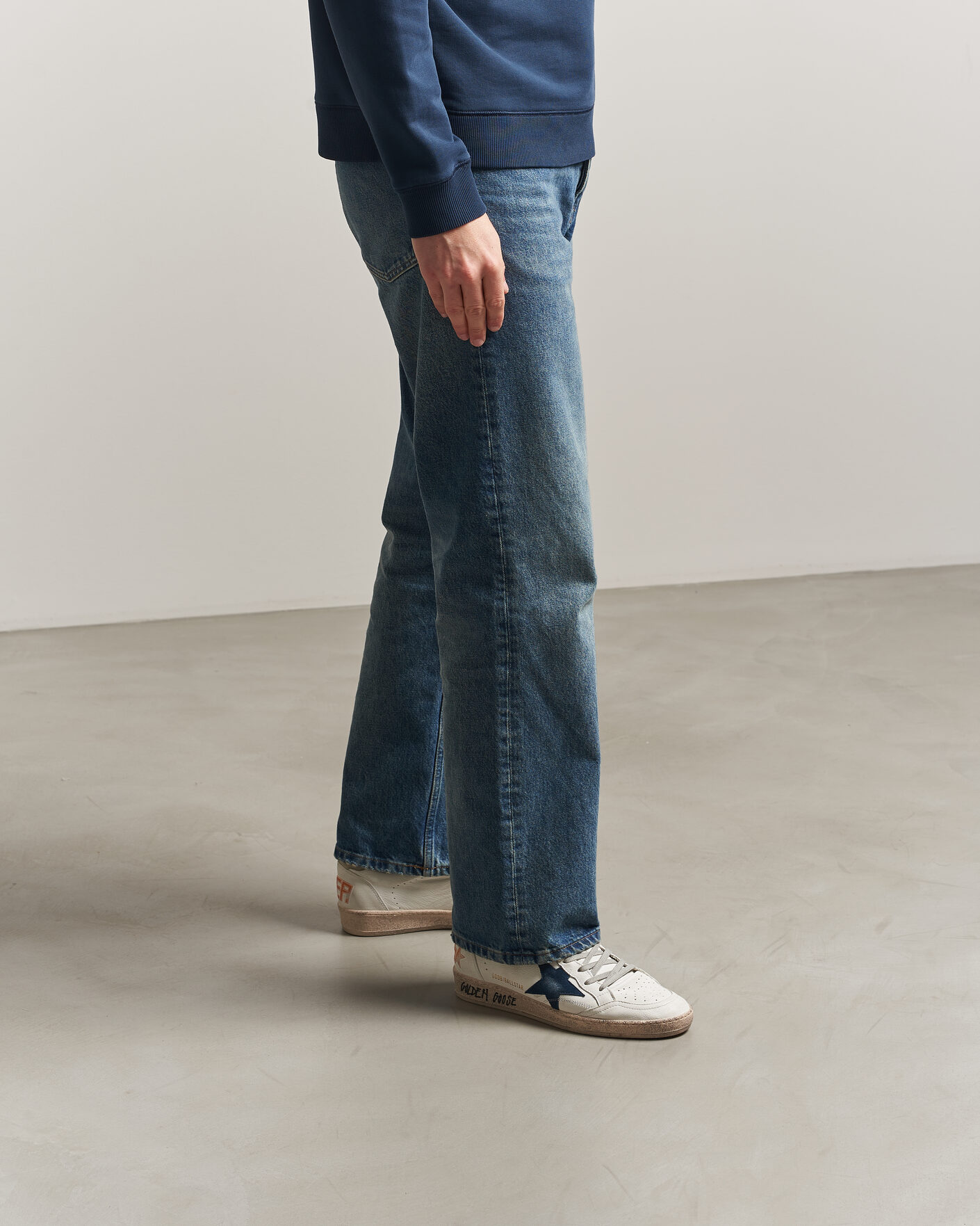 Homme | Baskets | Golden Goose | Ball Star Sneakers White/Ice