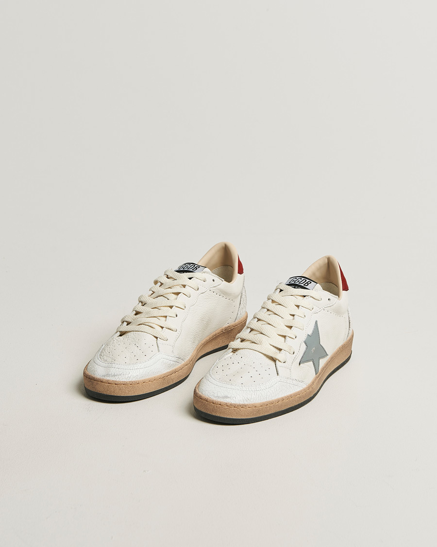 Homme | Baskets | Golden Goose | Ball Star Sneakers White/Red