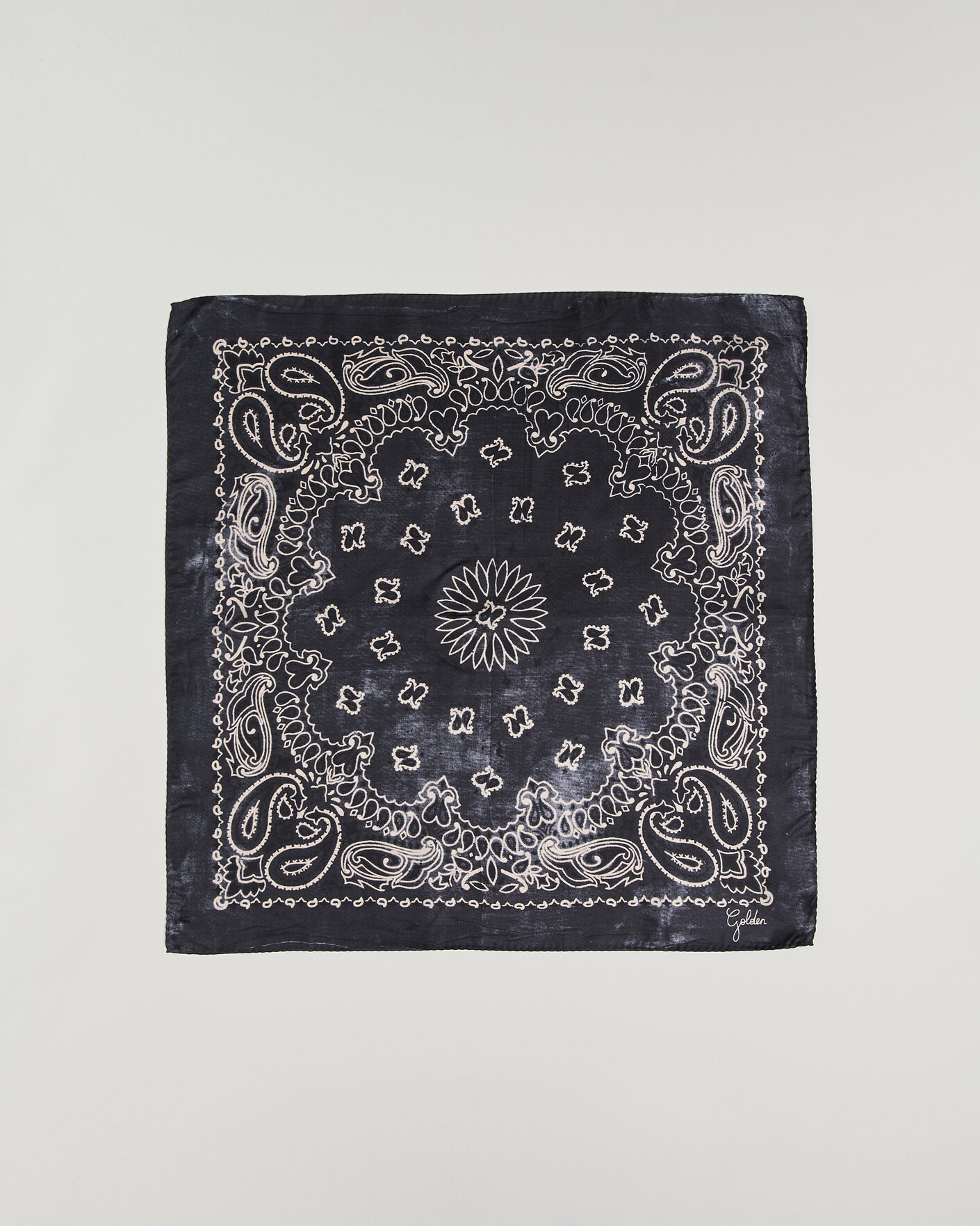 Homme | Pochettes De Costume | Golden Goose | Paisley Silk Bandana Antracite