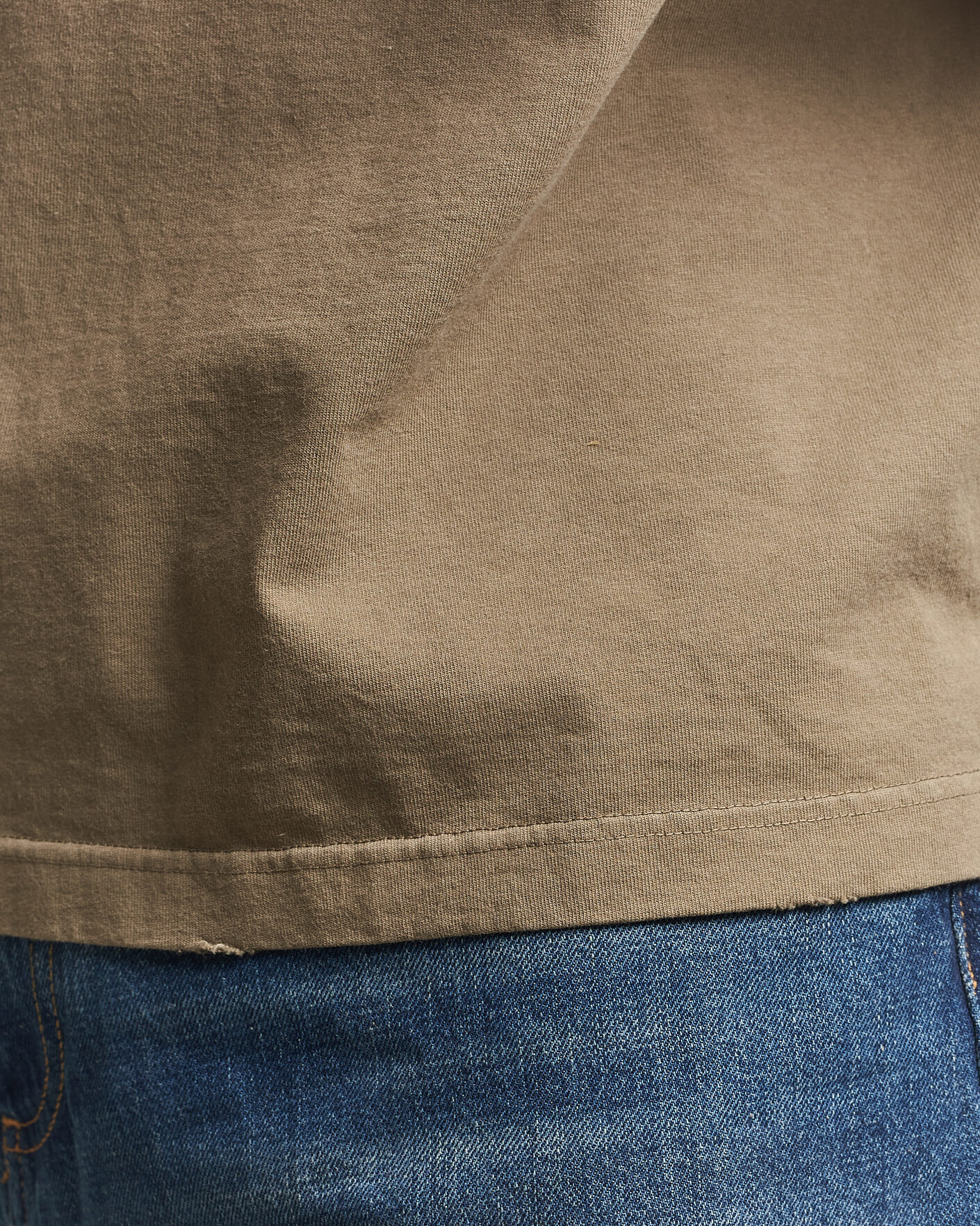 Homme | T-shirts | Golden Goose | Journey Dyed Cotton T-Shirt Washed Beige