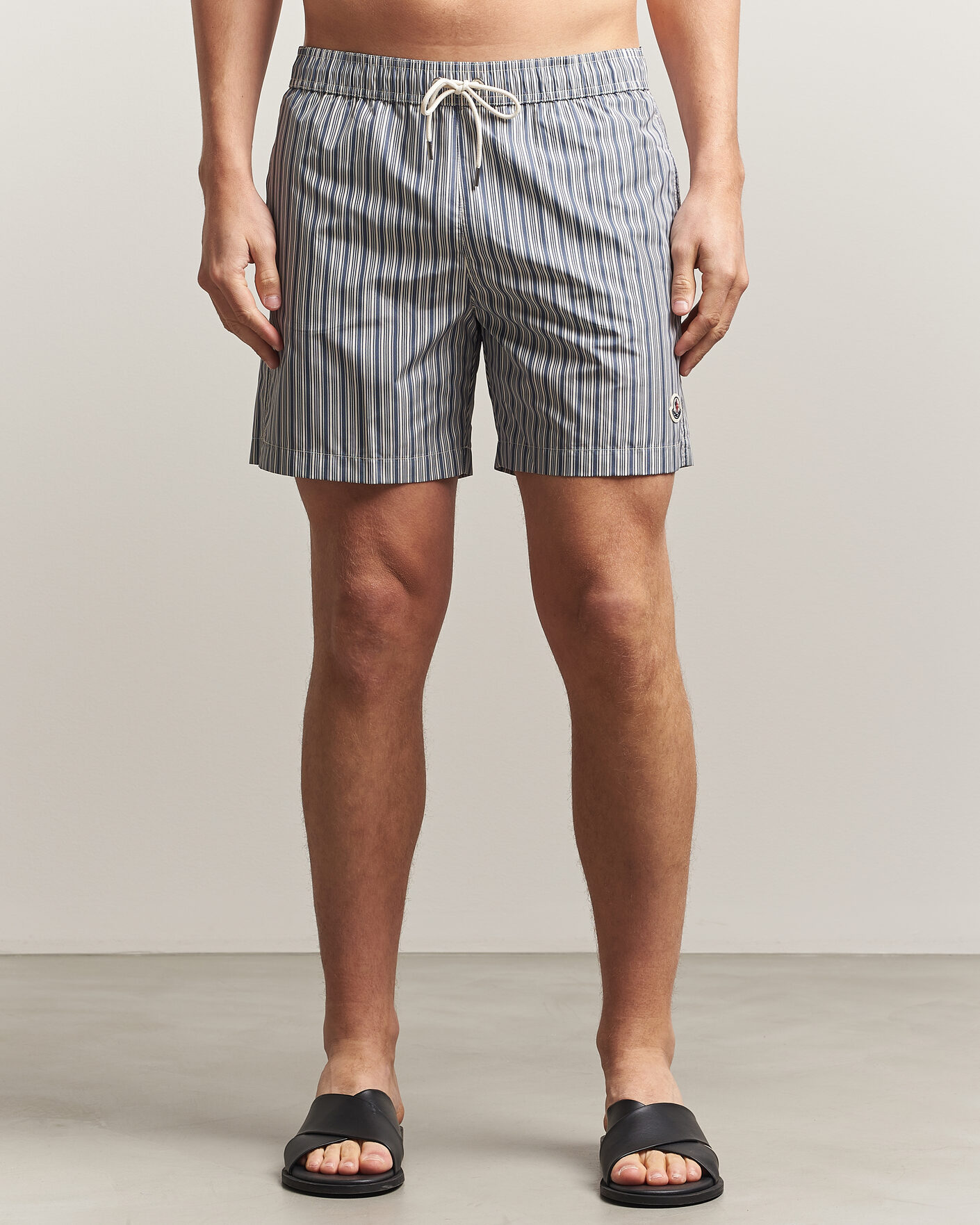 Homme | Maillots De Bain | Moncler | Nylon Swim Shorts Blue Stripe