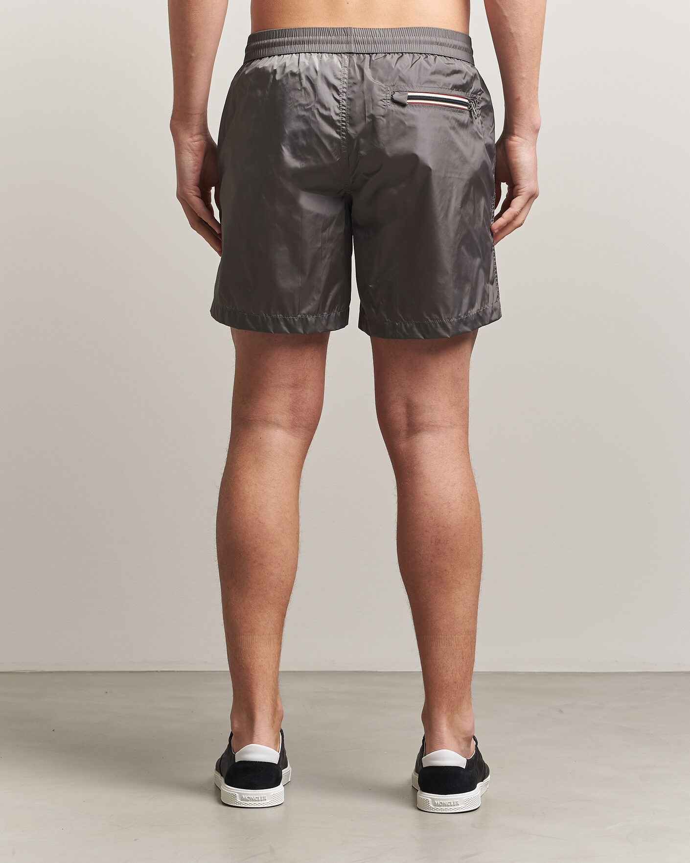 Homme | Maillots De Bain | Moncler | Tricolore Logo Swim Shorts Grey