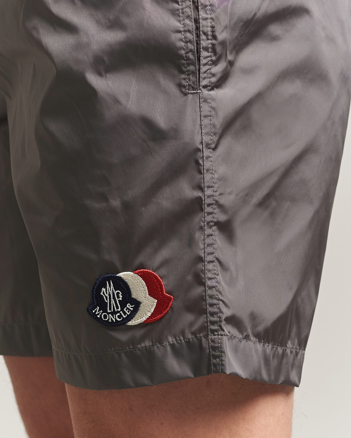 Homme | Maillots De Bain | Moncler | Tricolore Logo Swim Shorts Grey