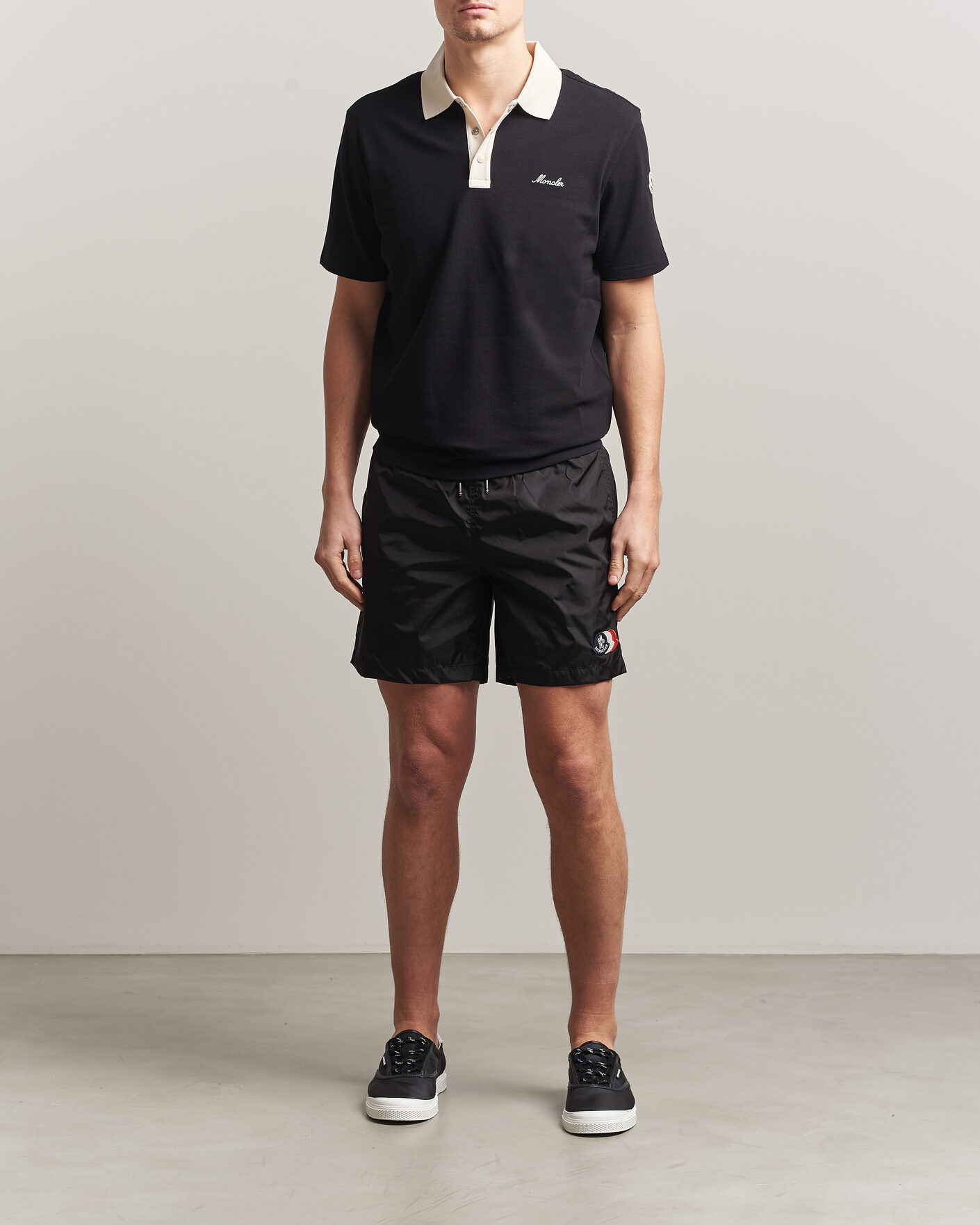 Homme | Maillots De Bain | Moncler | Tricolore Logo Swim Shorts Black