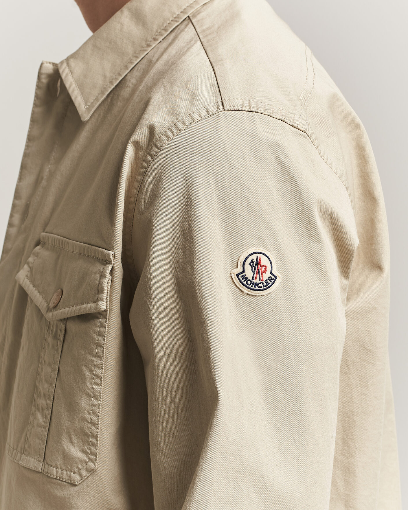 Homme | Chemises | Moncler | Double Pocket Overshirt Beige