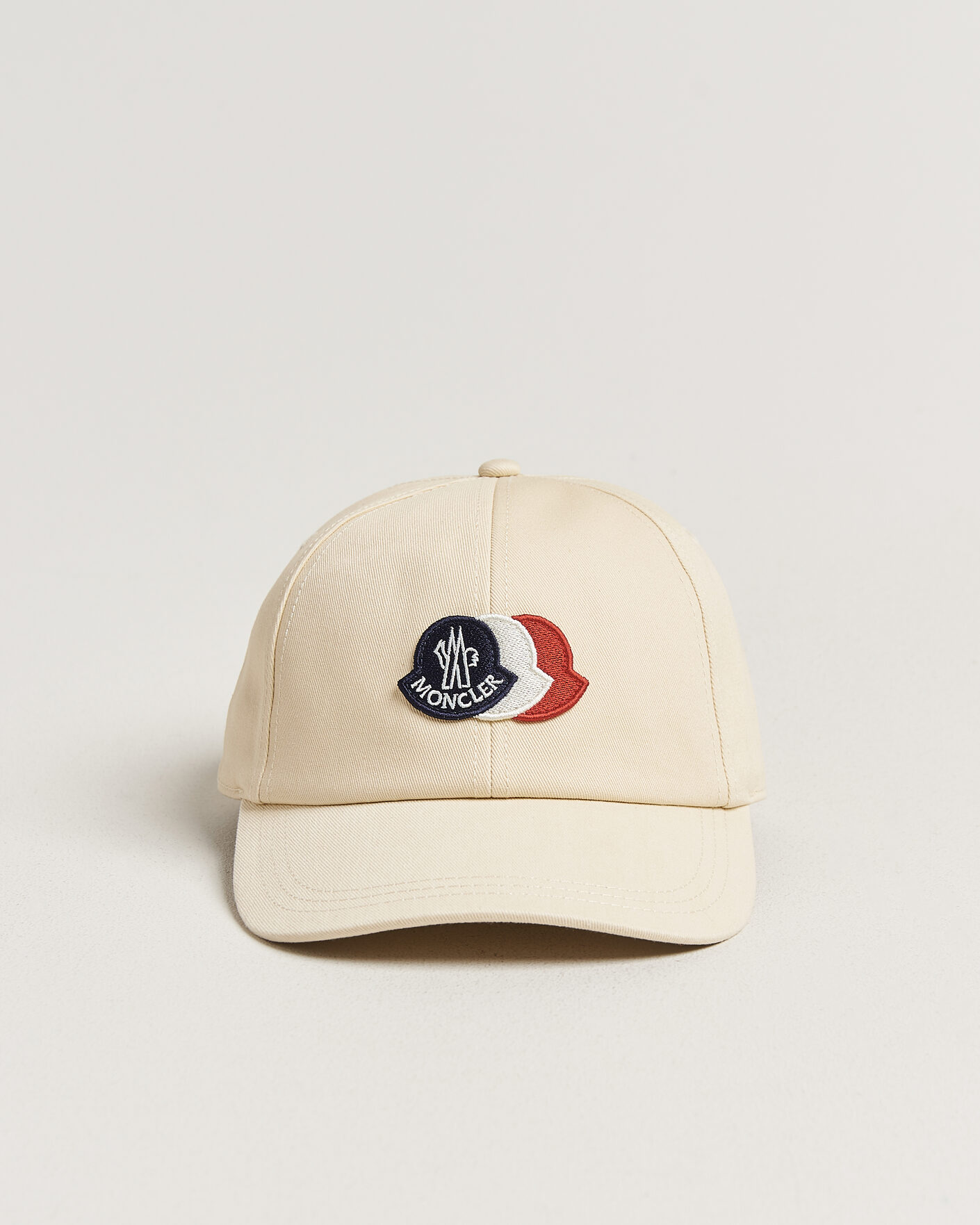 Homme | Bobs Et Casquettes | Moncler | Tricolore Logo Cap Light Beige