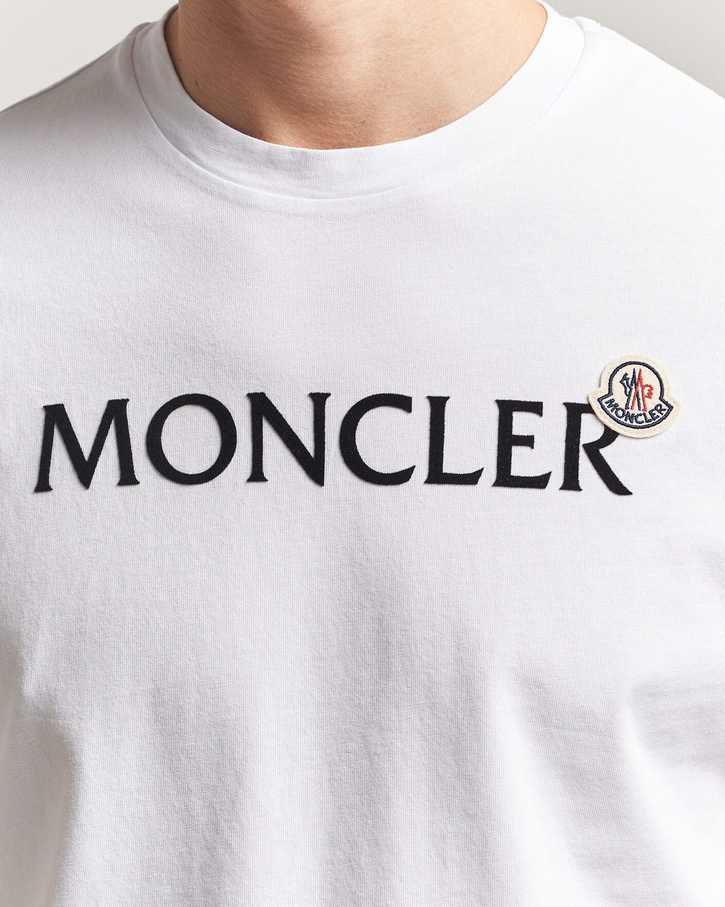 Homme | T-shirts | Moncler | Lettering Logo T-Shirt White