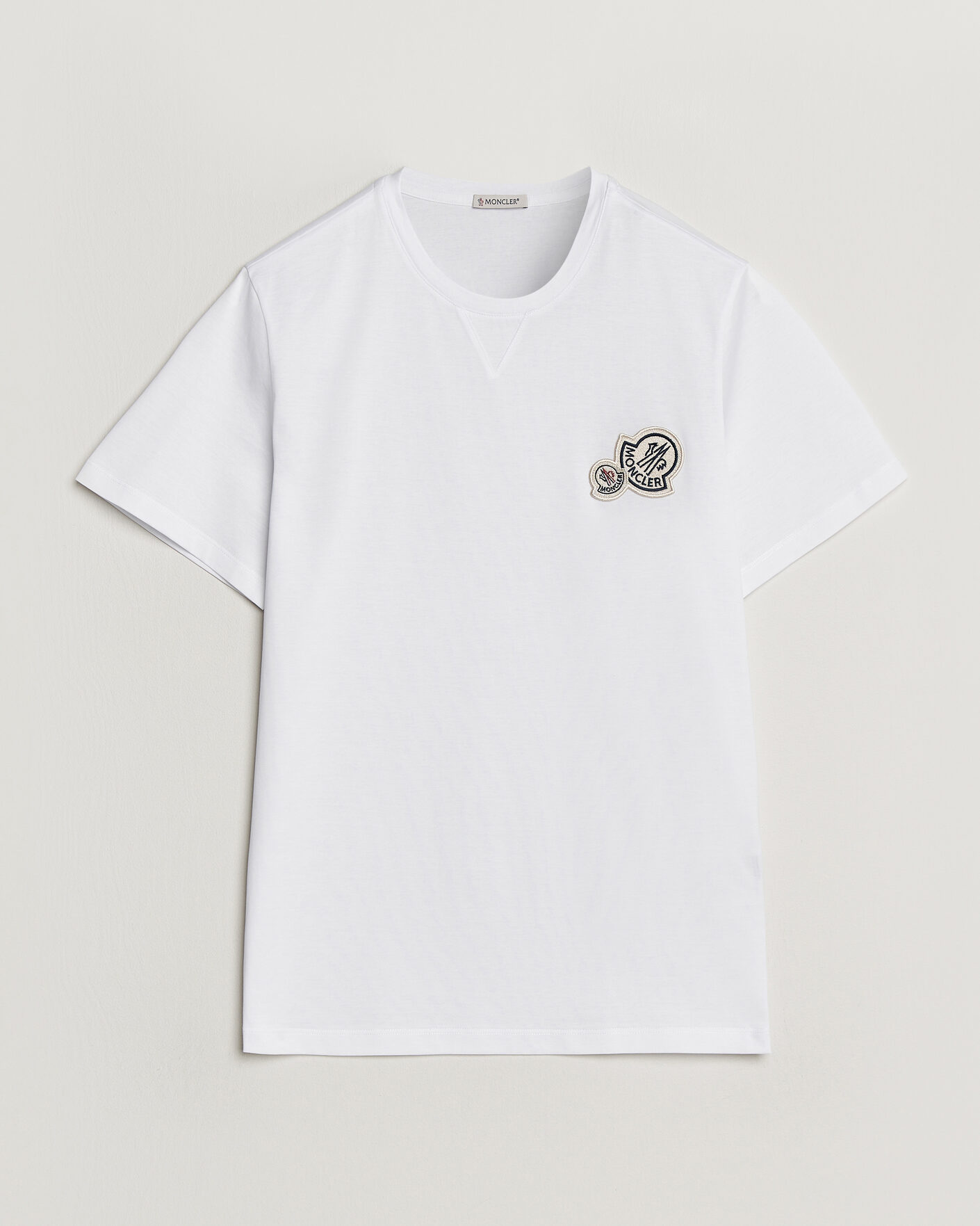 Homme | T-shirts | Moncler | Double Logo T-Shirt White