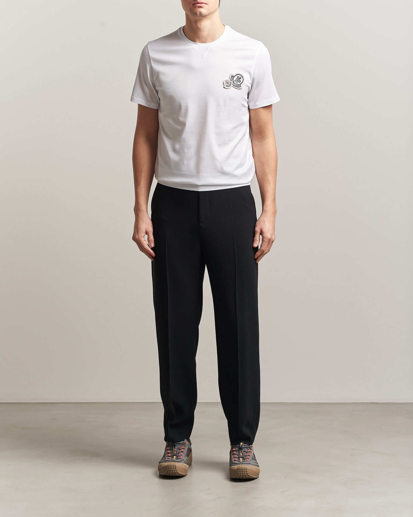 Homme | T-shirts | Moncler | Double Logo T-Shirt White