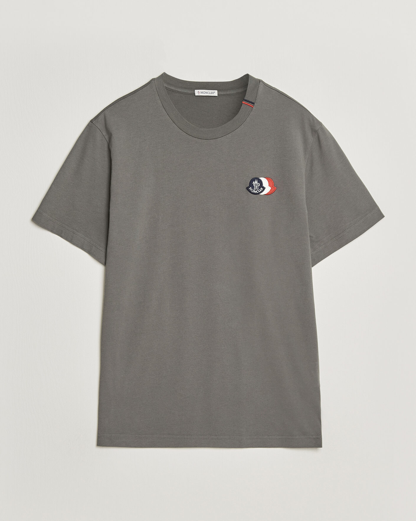 Homme | T-shirts | Moncler | Tricolore Logo T-Shirt Grey