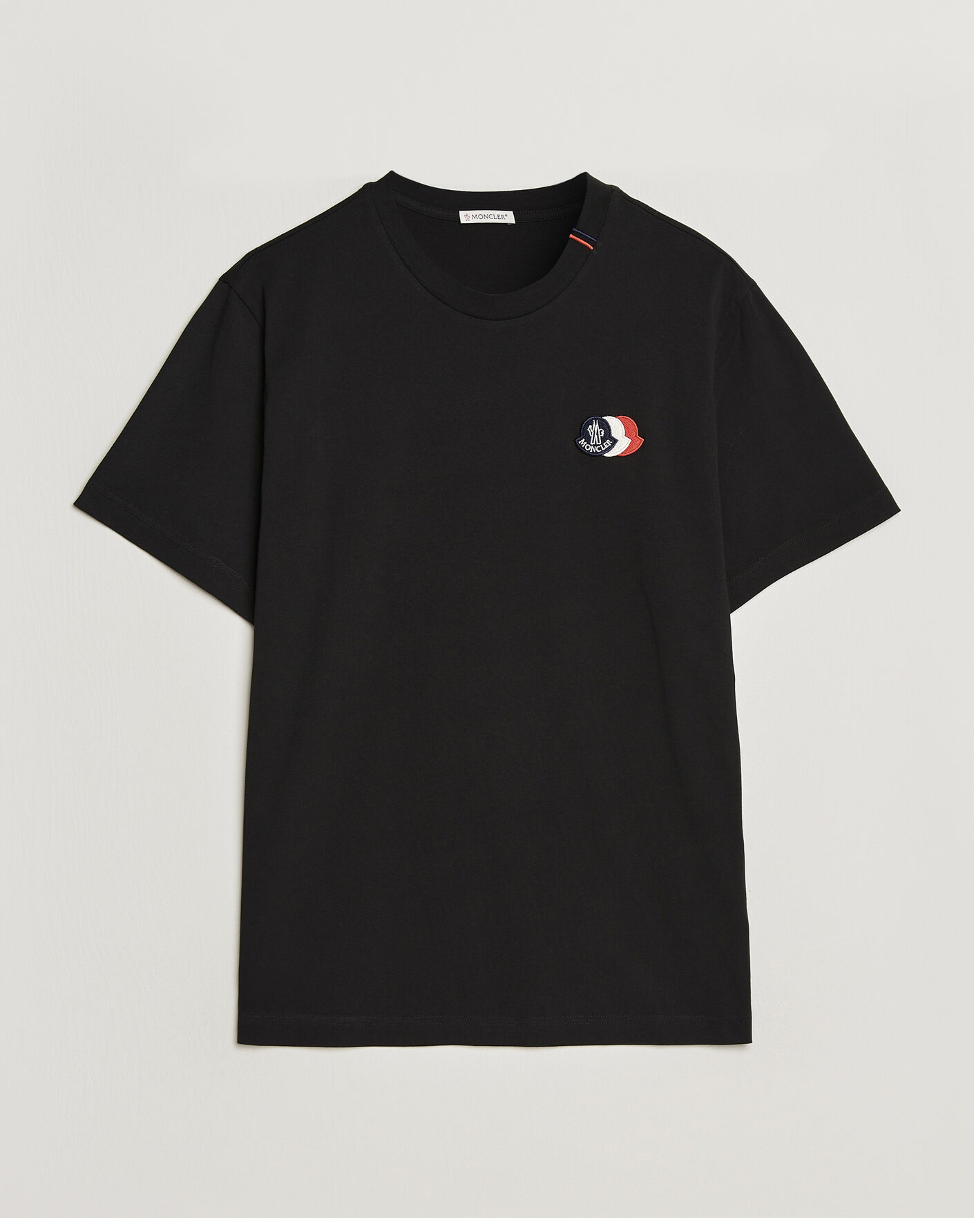 Homme | T-shirts | Moncler | Tricolore Logo T-Shirt Black
