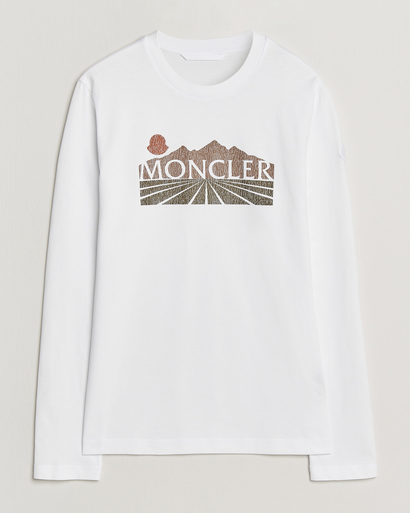 Homme | T-shirts | Moncler | Graphic Long Sleeve T-Shirt White
