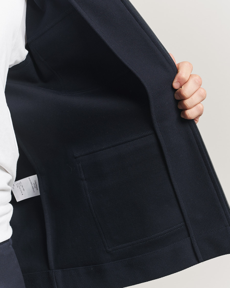 Homme | Manteaux Et Vestes | Thom Browne | Tech Twill Field Jacket Navy