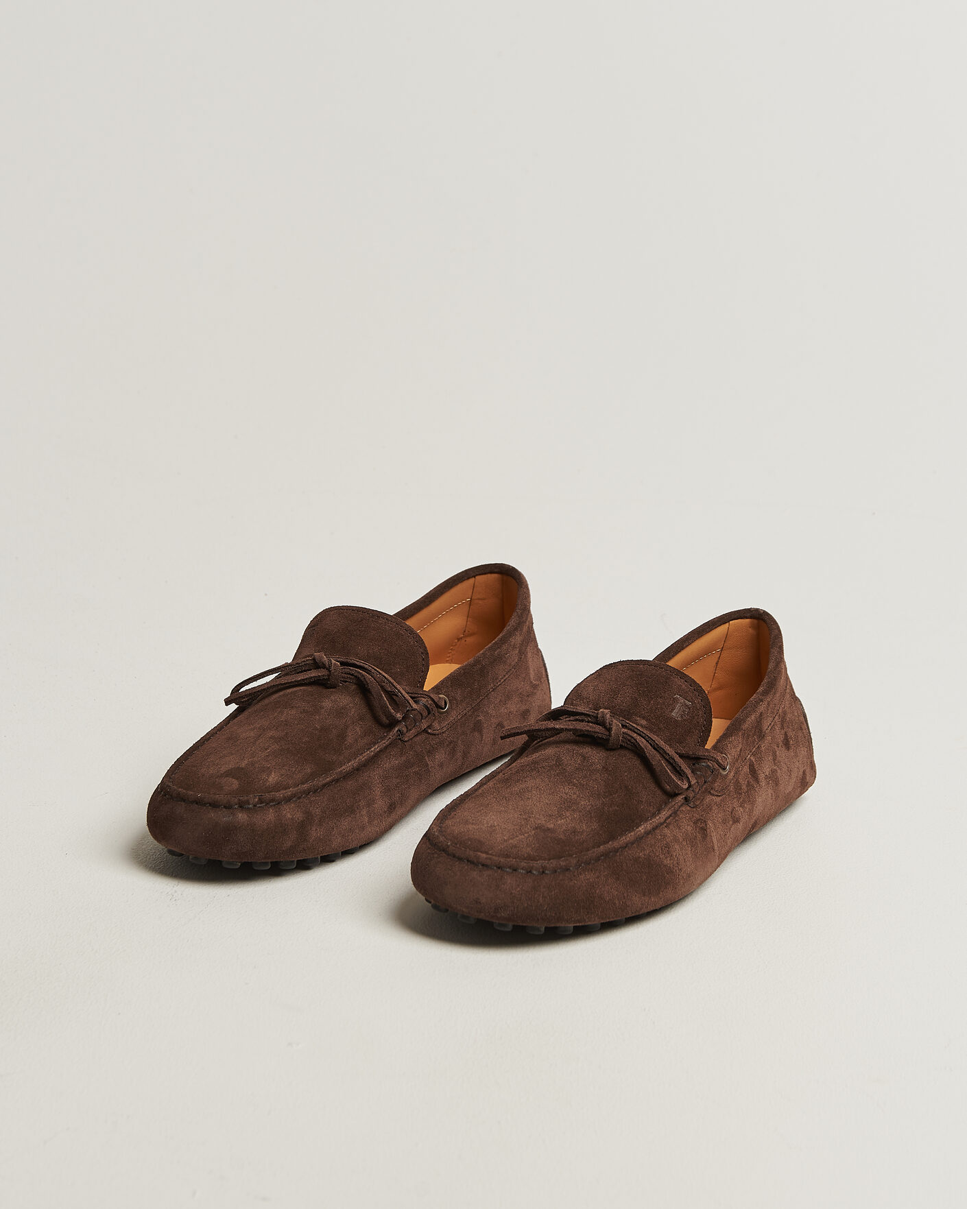 Homme | Mocassins | Tod's | Lacetto Gommino Carshoe Dark Brown Suede