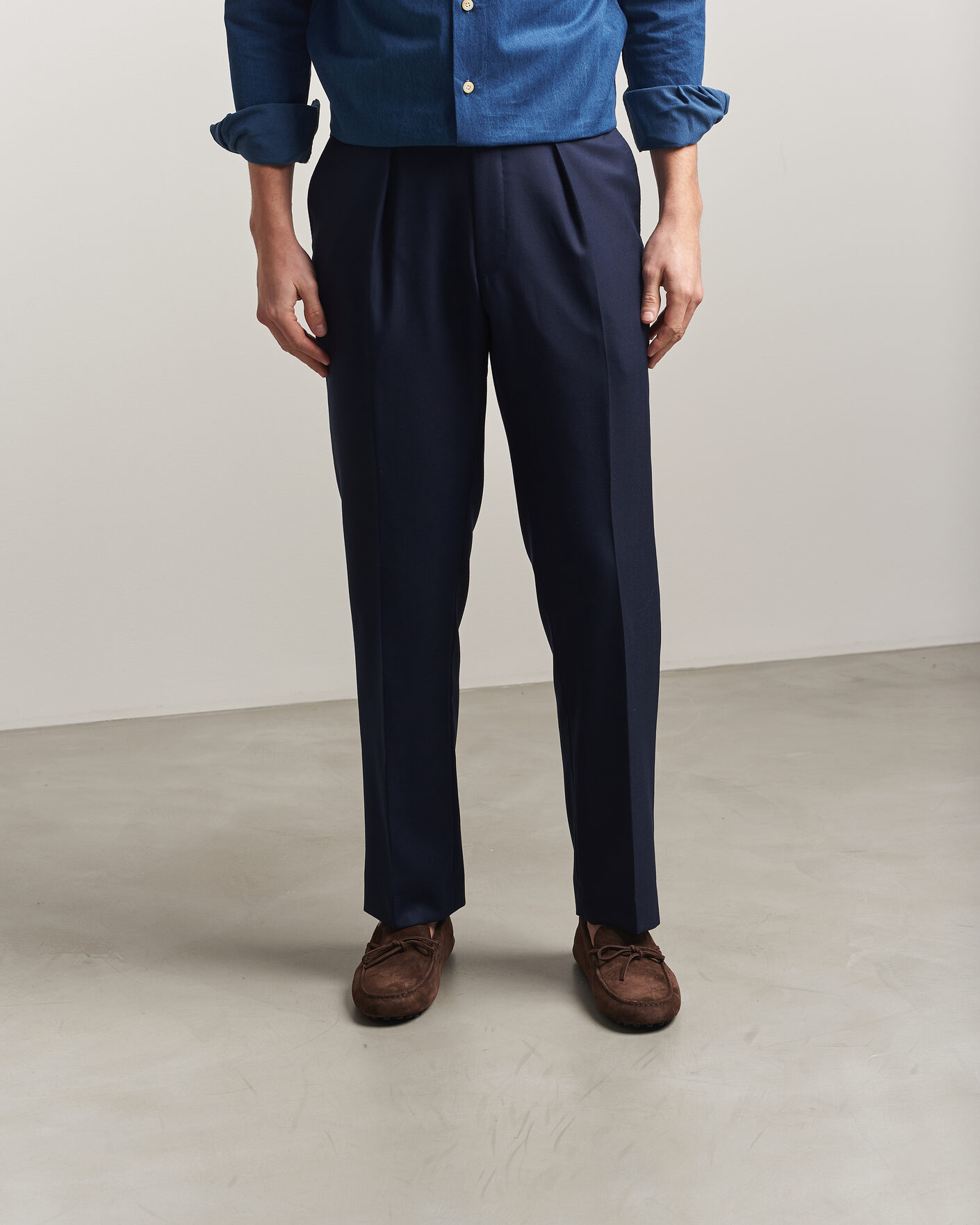 Homme | Mocassins | Tod's | Lacetto Gommino Carshoe Dark Brown Suede