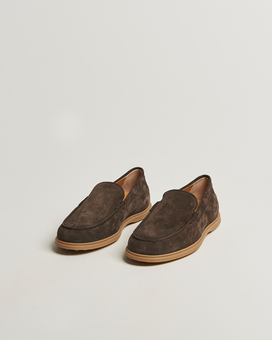 Homme | Loafers | Tod's | Gomma Leggera Loafers Dark Brown Suede