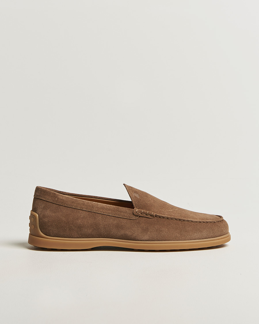 Homme | Loafers | Tod's | Gomma Leggera Loafers Chestnut Suede
