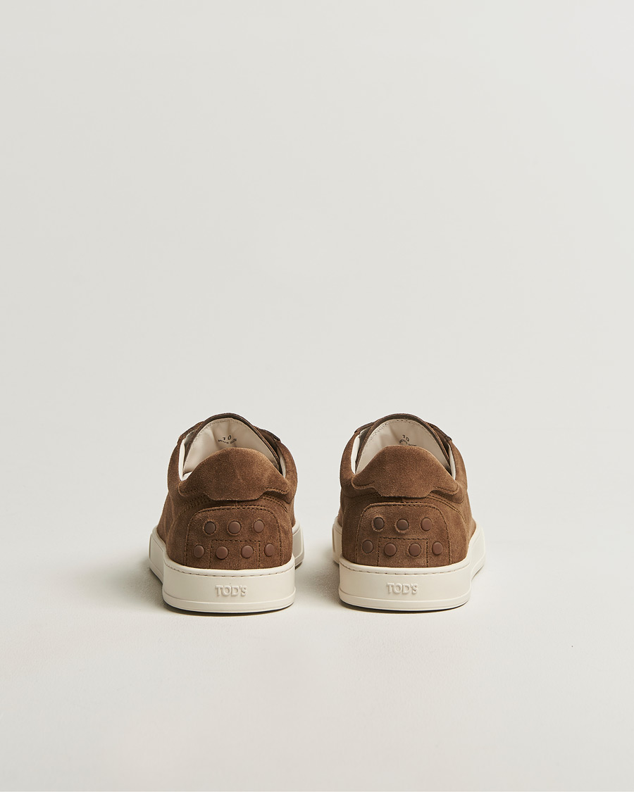 Homme | Baskets | Tod's | Cassetta Lacciata Sneaker Chestnut Suede