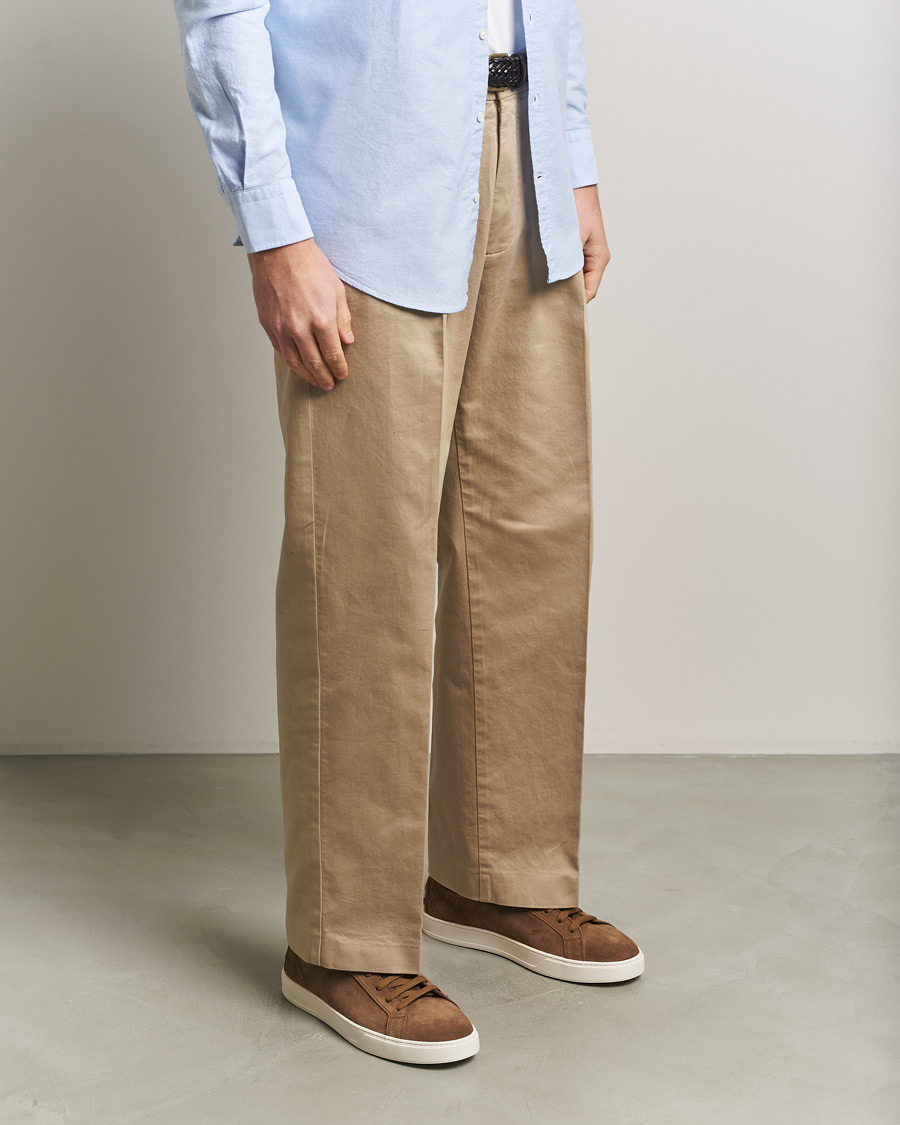 Homme | Baskets | Tod's | Cassetta Lacciata Sneaker Chestnut Suede