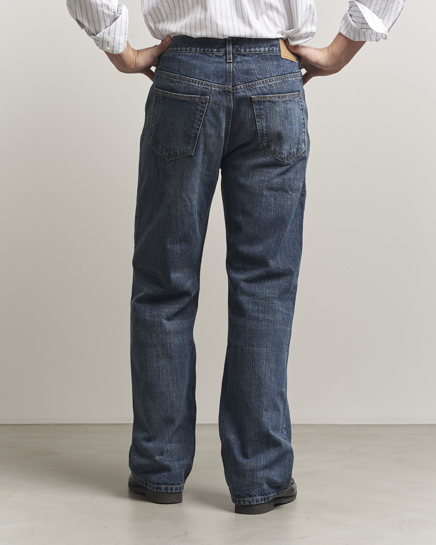 Homme | Jeans | Jeanerica | VM009 Vega Jeans Dark Blue Righe